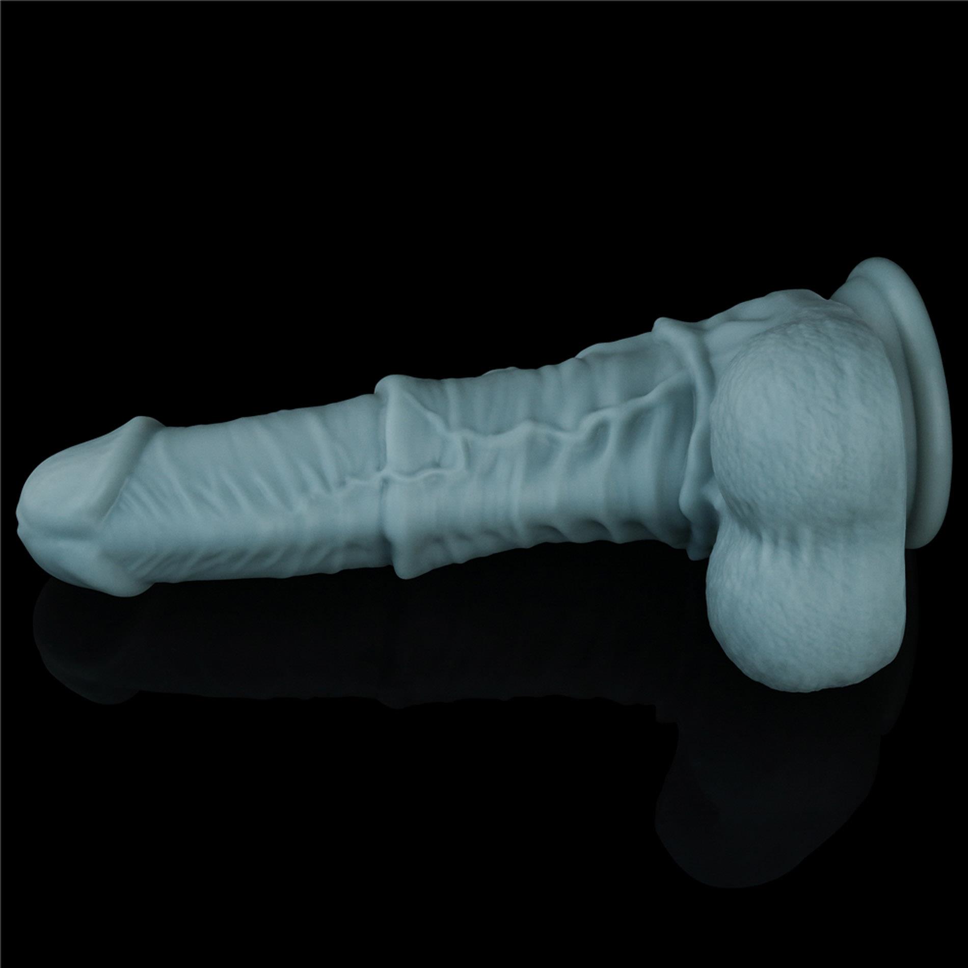 11'' Rechargeable Thrusting And Vibrating Silicone Dildo With Remote