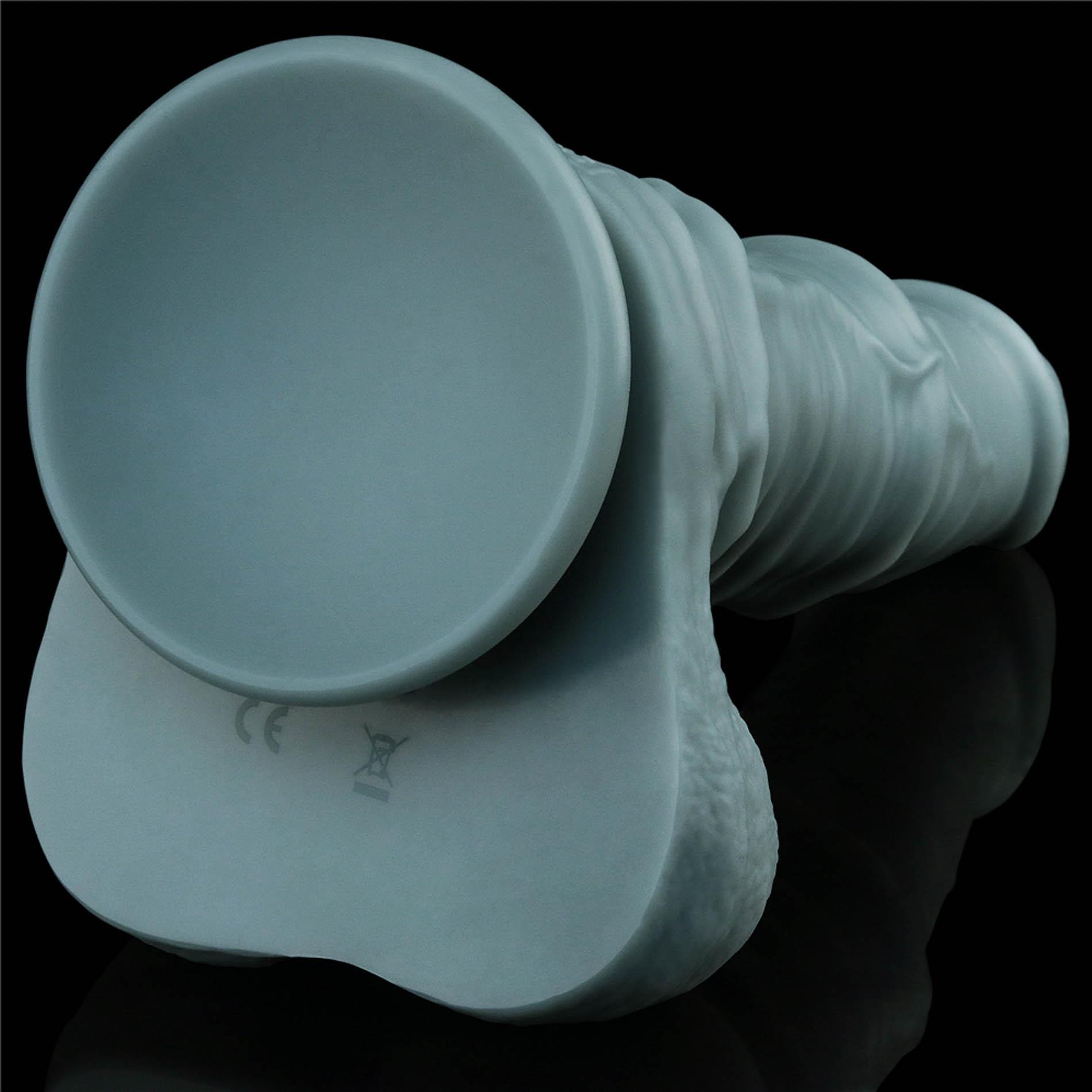 11'' Rechargeable Thrusting And Vibrating Silicone Dildo With Remote