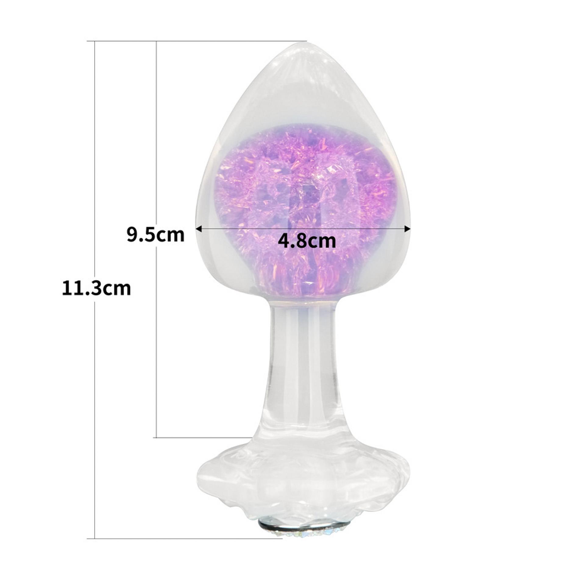 Gemoria Silicone Butt Plug - Purple