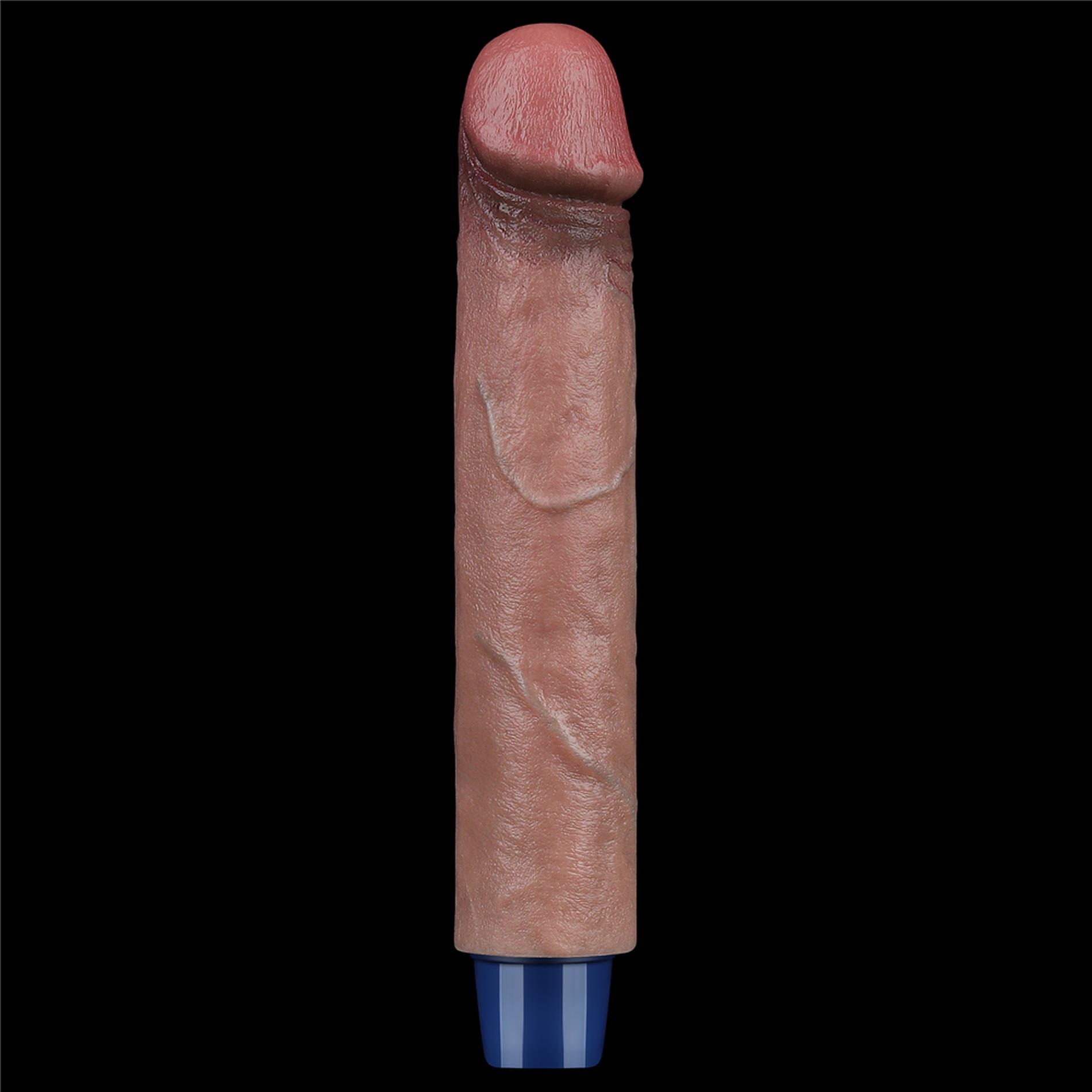 9" Real Softee Rechargeable Silicone Vibrating Dildo