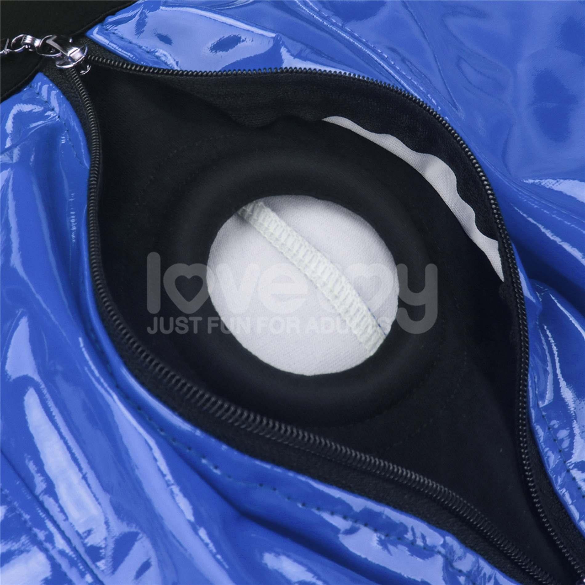 Chic Strap-On Shorts (36 - 39 Inch Waist) Blue