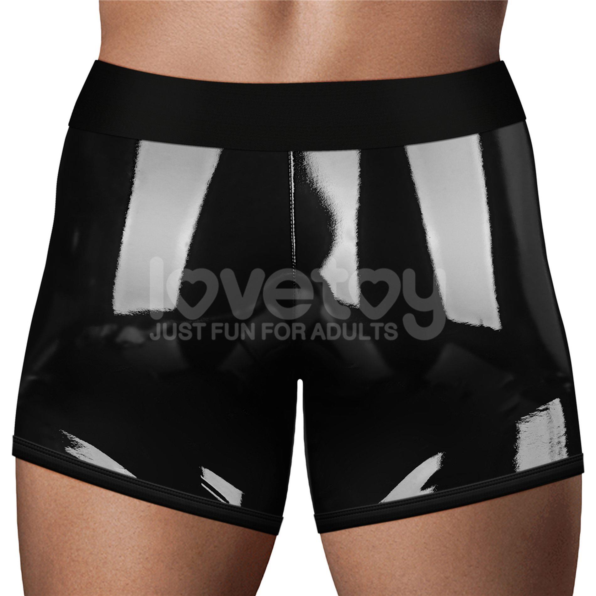 Chic Strap-On Shorts (32 - 35 Inch Waist) Black