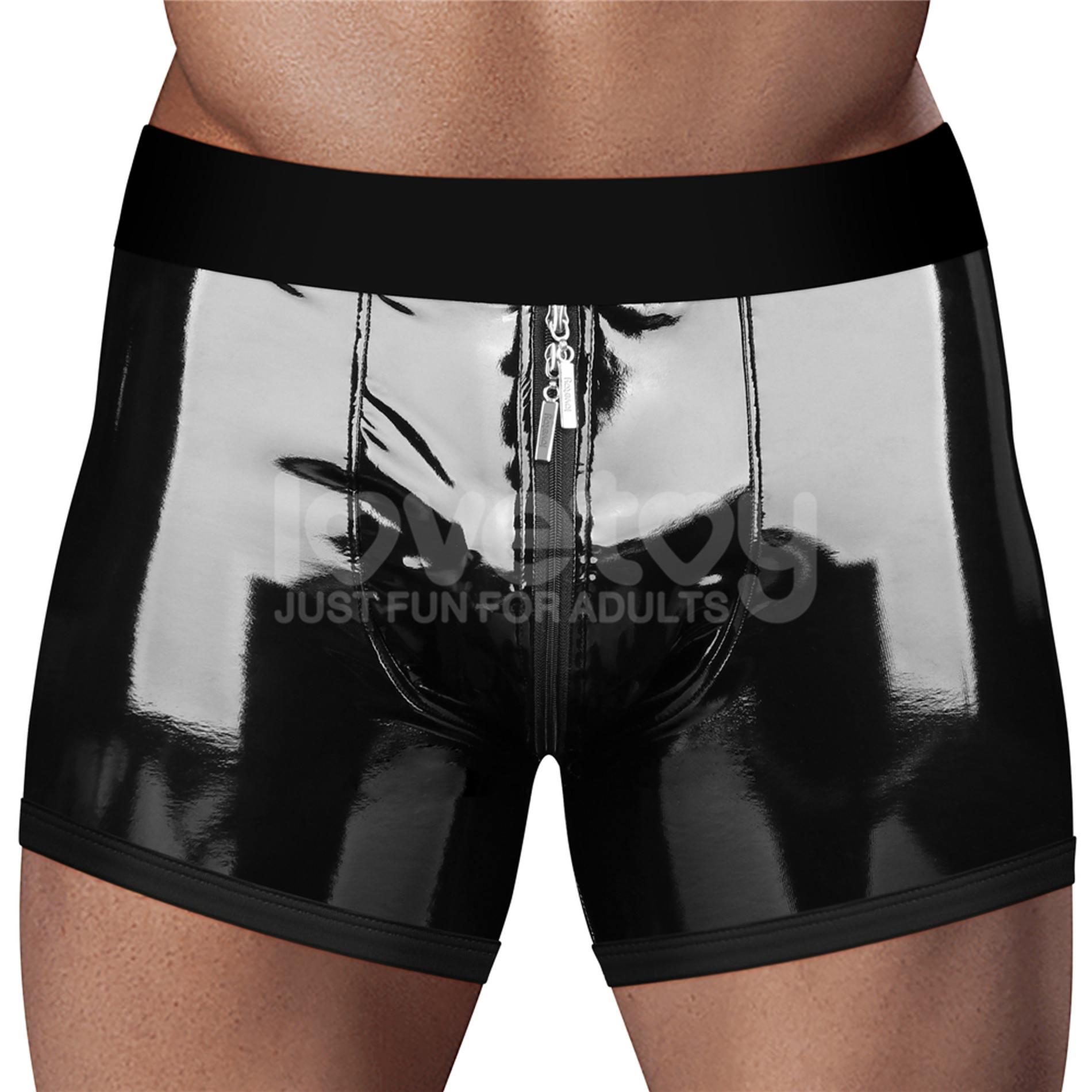 Chic Strap-On Shorts (40 - 43 Inch Waist) Black
