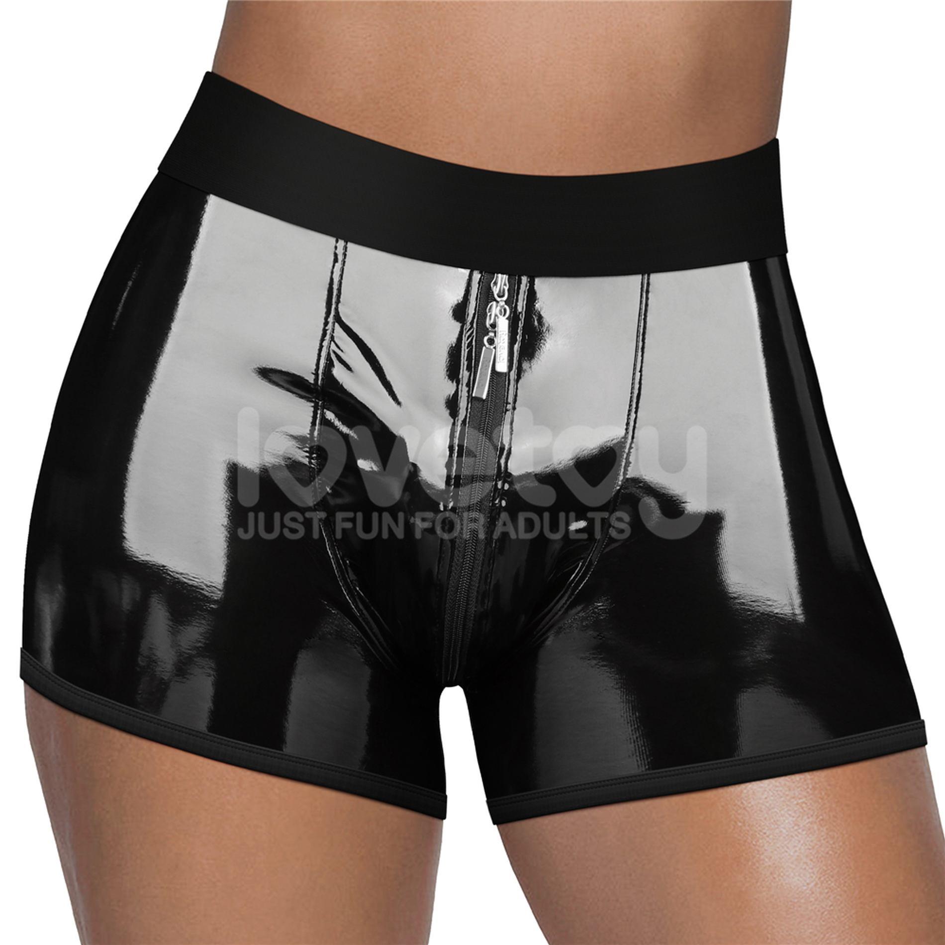 Chic Strap-On Shorts (40 - 43 Inch Waist) Black