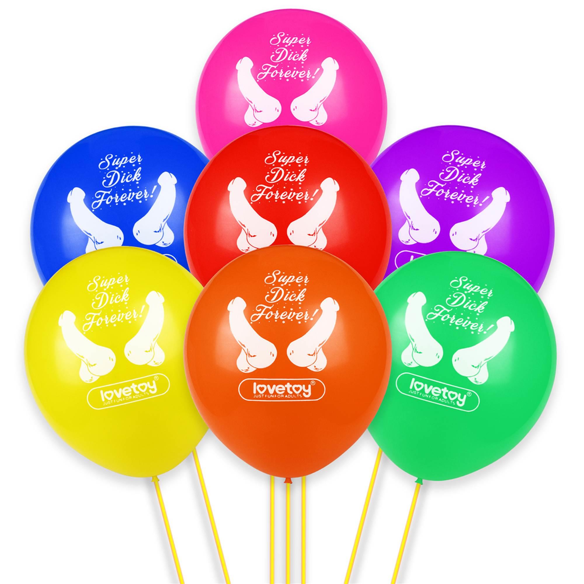 Super Dick Forever Bachelorette Balloons(Pack Of 7)