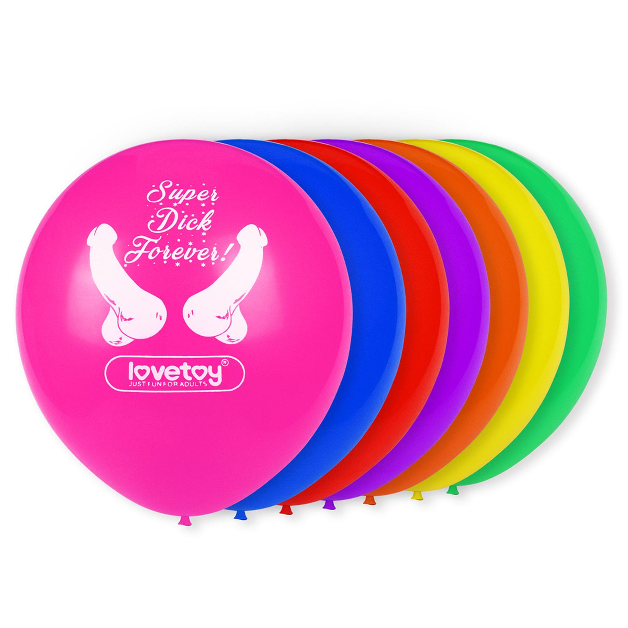 Super Dick Forever Bachelorette Balloons(Pack Of 7)