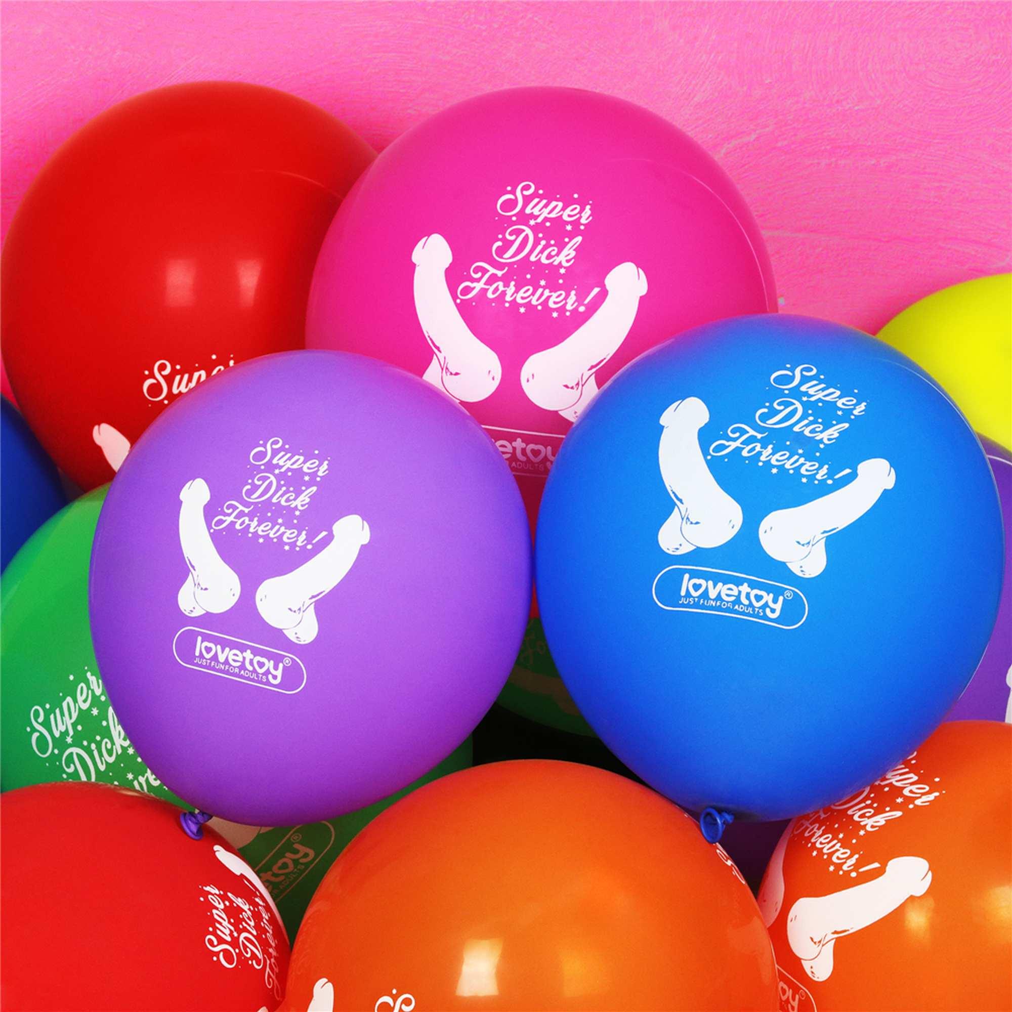 Super Dick Forever Bachelorette Balloons(Pack Of 7)