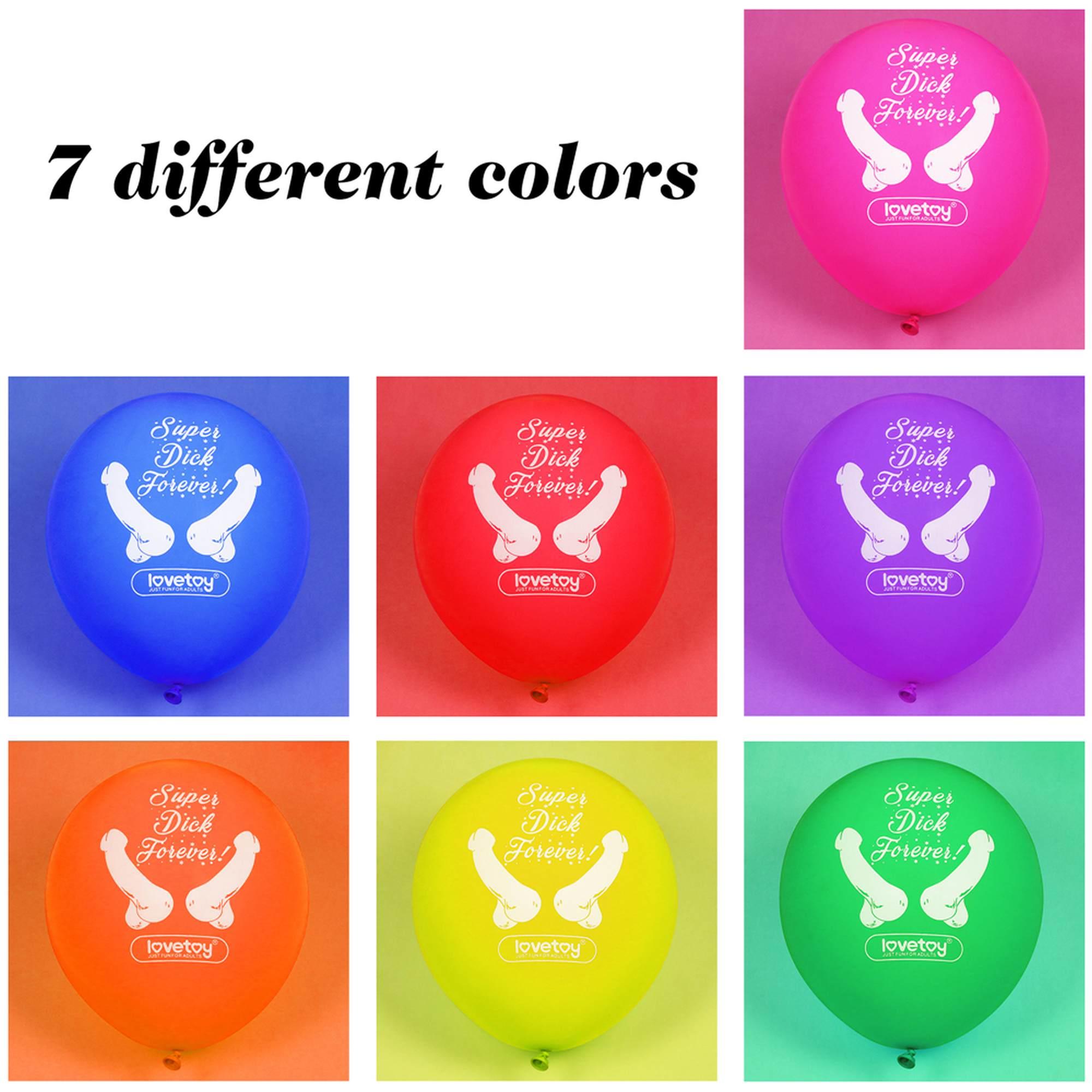 Super Dick Forever Bachelorette Balloons(Pack Of 7)