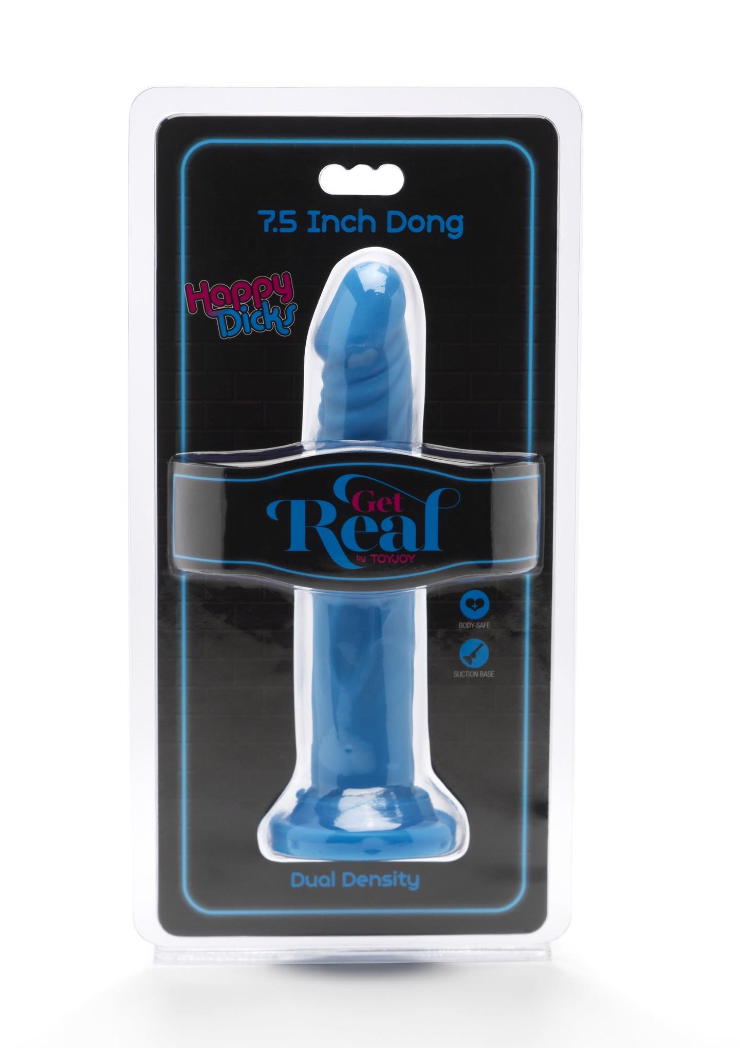 Happy Dicks Dong 7.5 Inch Blue