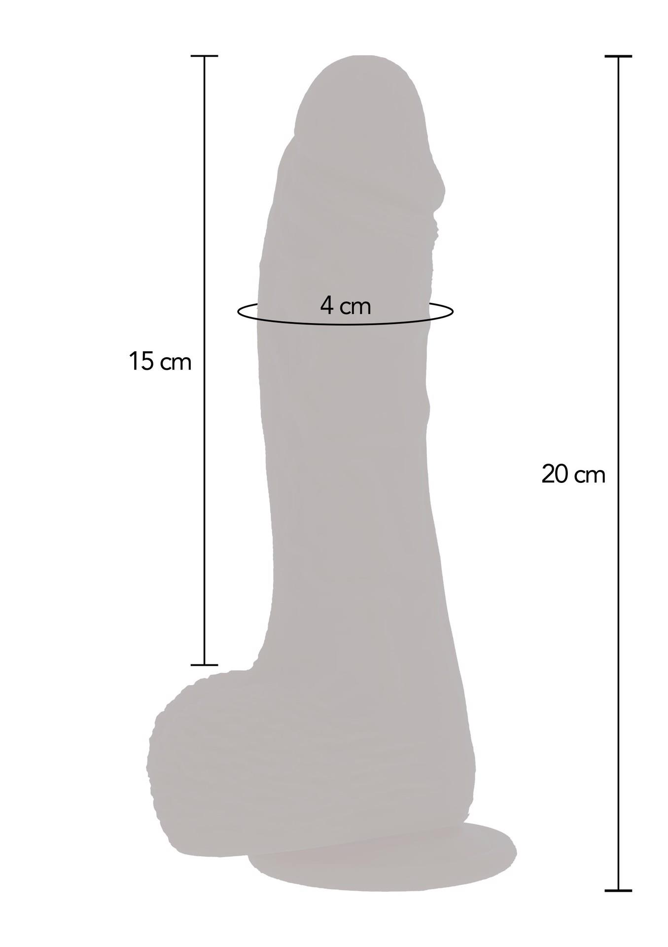 Up&Down Rotating Vibr Dildo Light Skin Tone