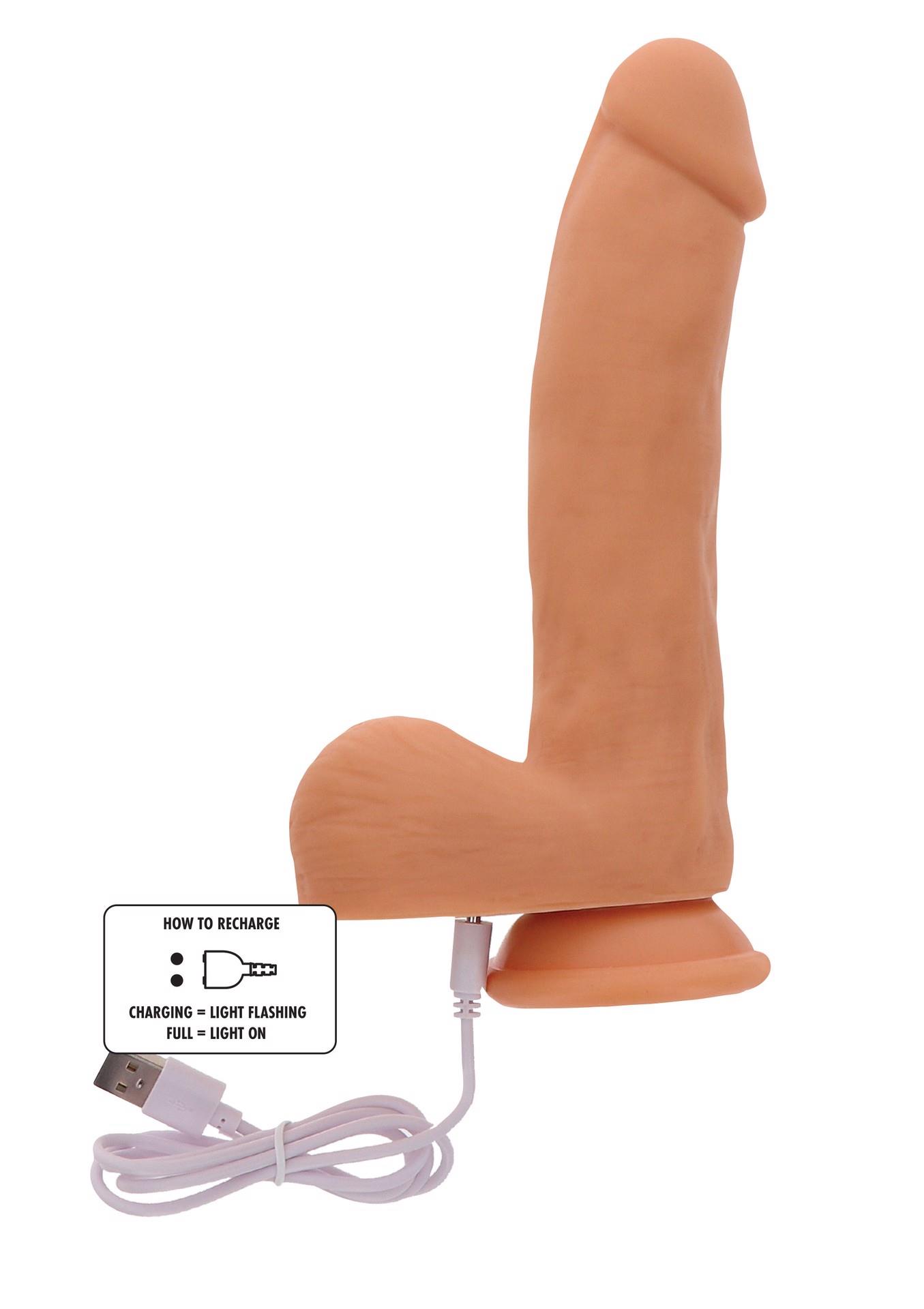 Magnetic Pulse Trusting Dildo Light Skin Tone