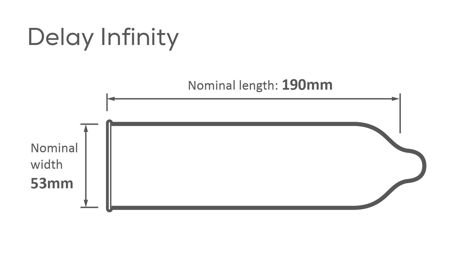 Pasante Delay Infinity "X" 1 Pc