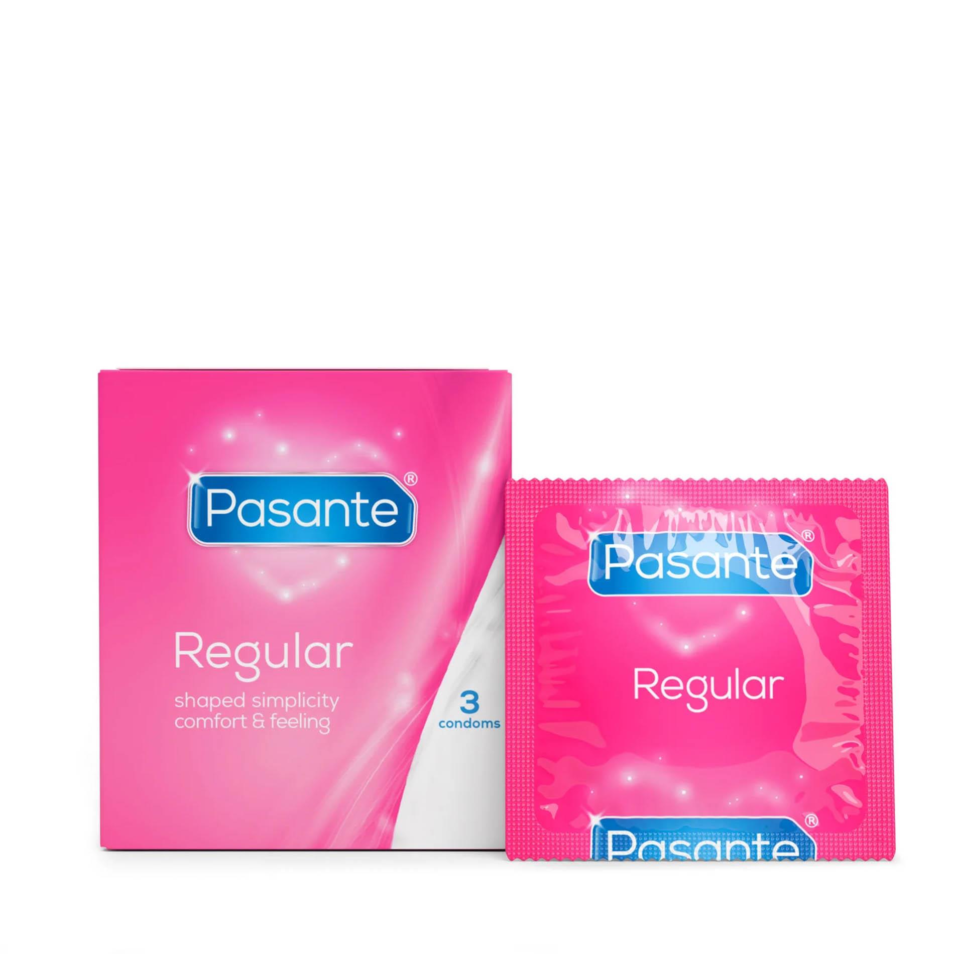 Pasante Regular Condoms  3 Pcs