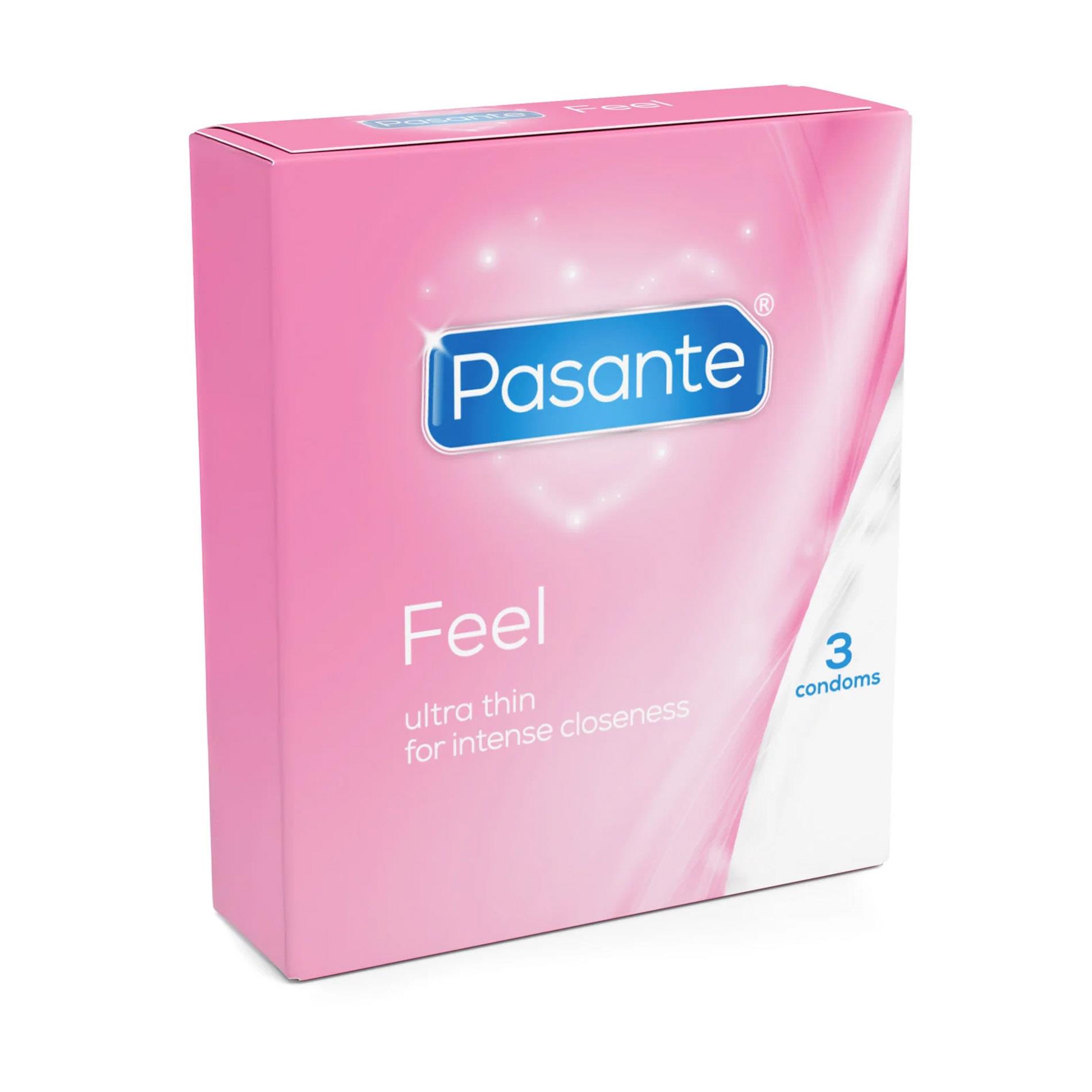 Pasante Sensitive/Feel Condoms 3 Pcs