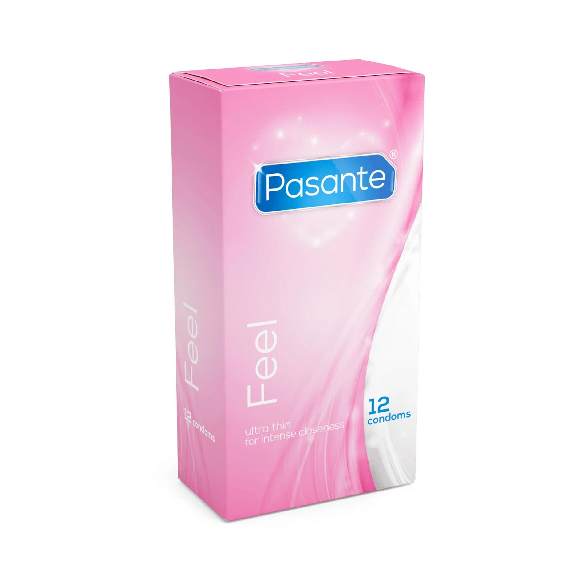 Pasante Sensitive/Feel Condoms 12 Pcs