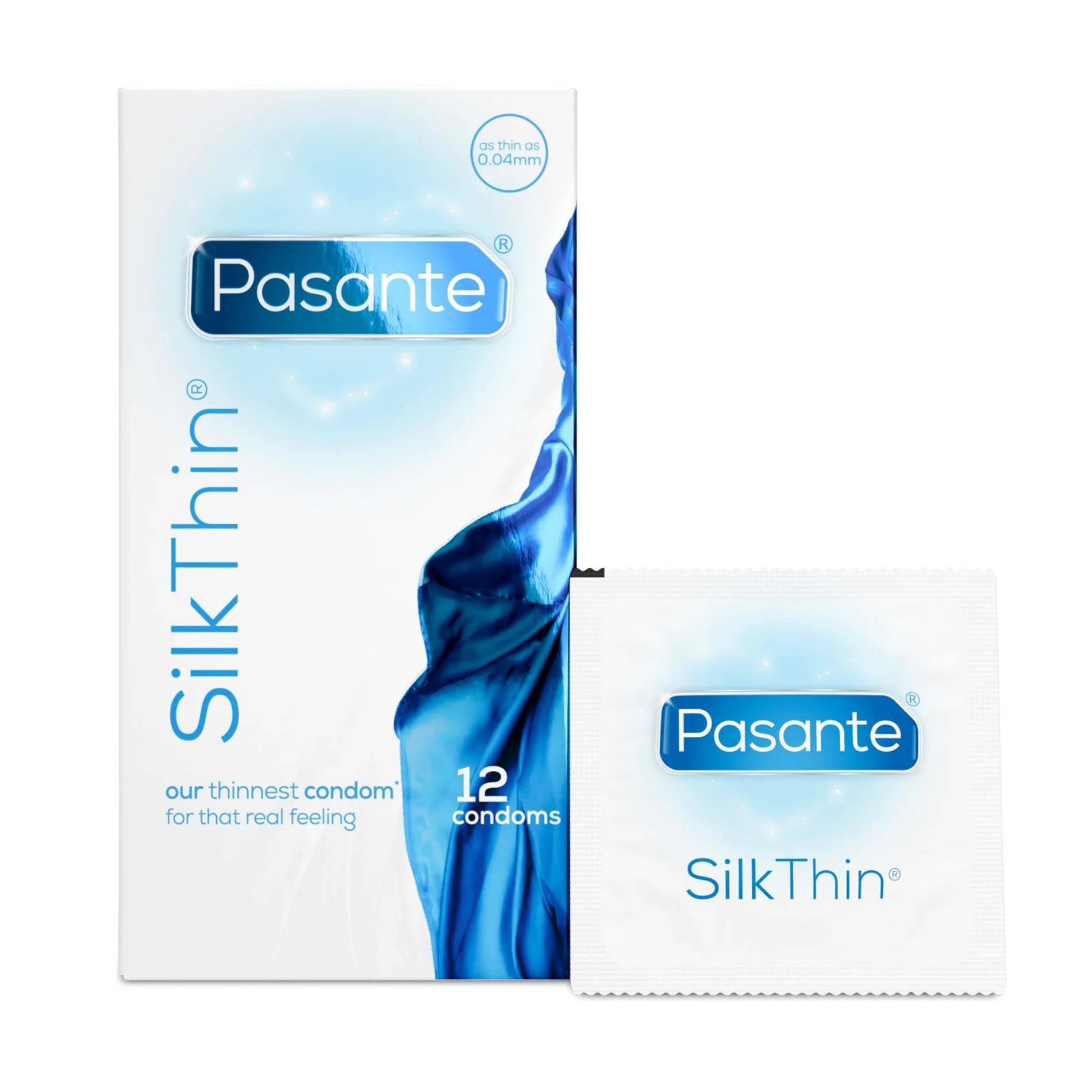 Pasante Silk Thin Condoms 12 Pcs