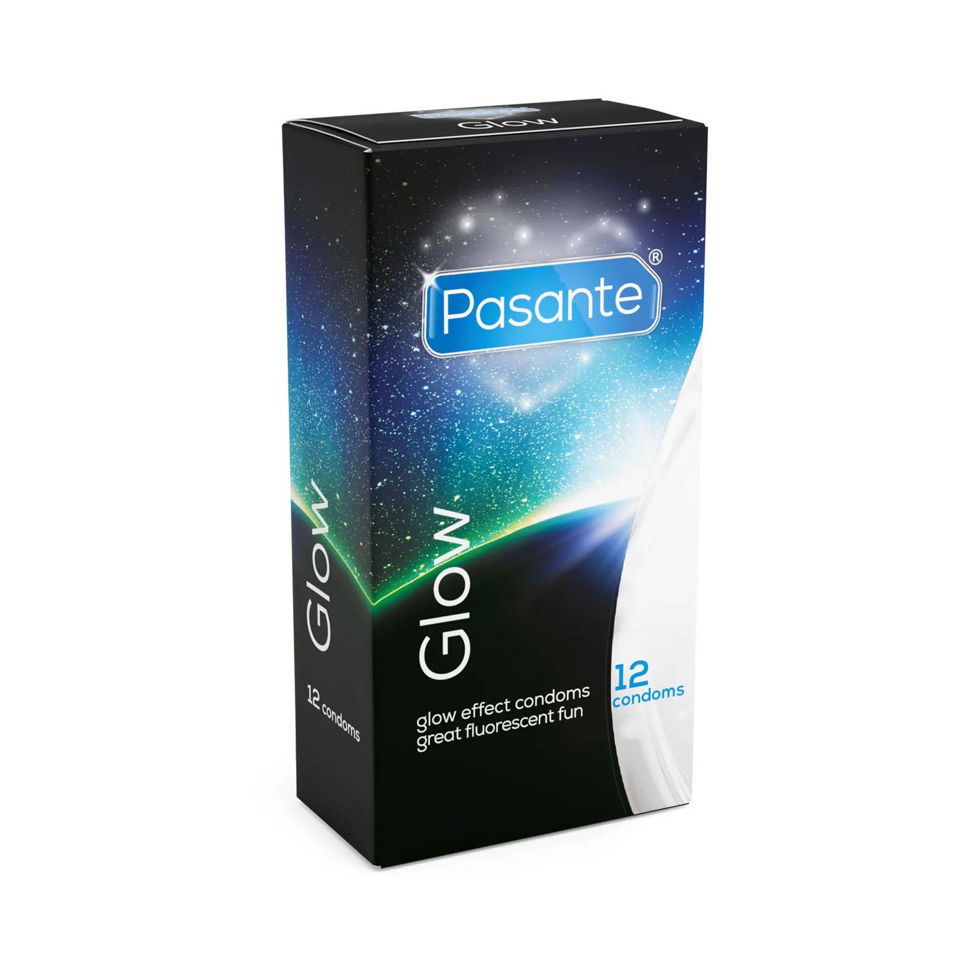 Pasante Glow Condoms 12 Pcs