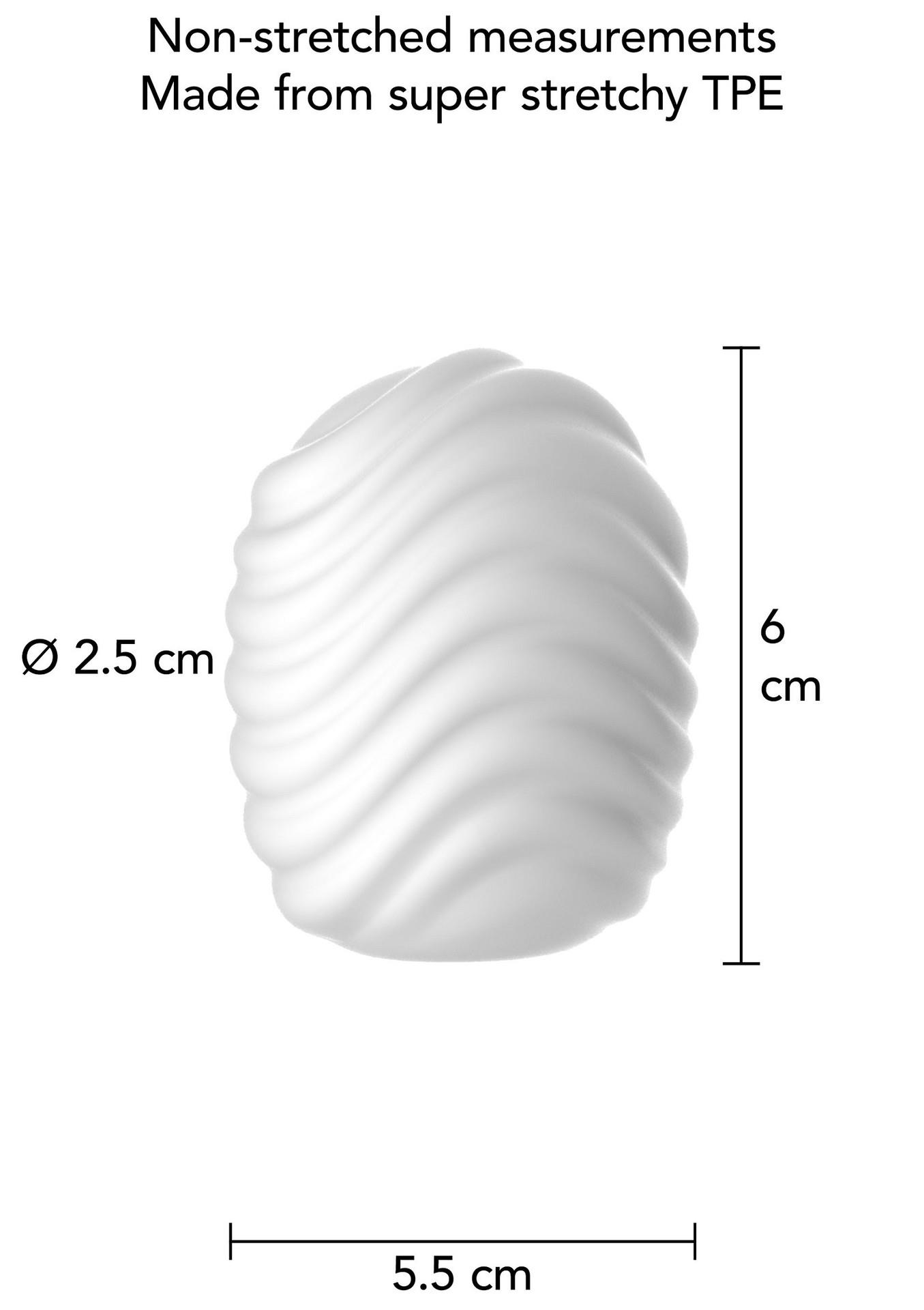 Mini Masturbator Wave White