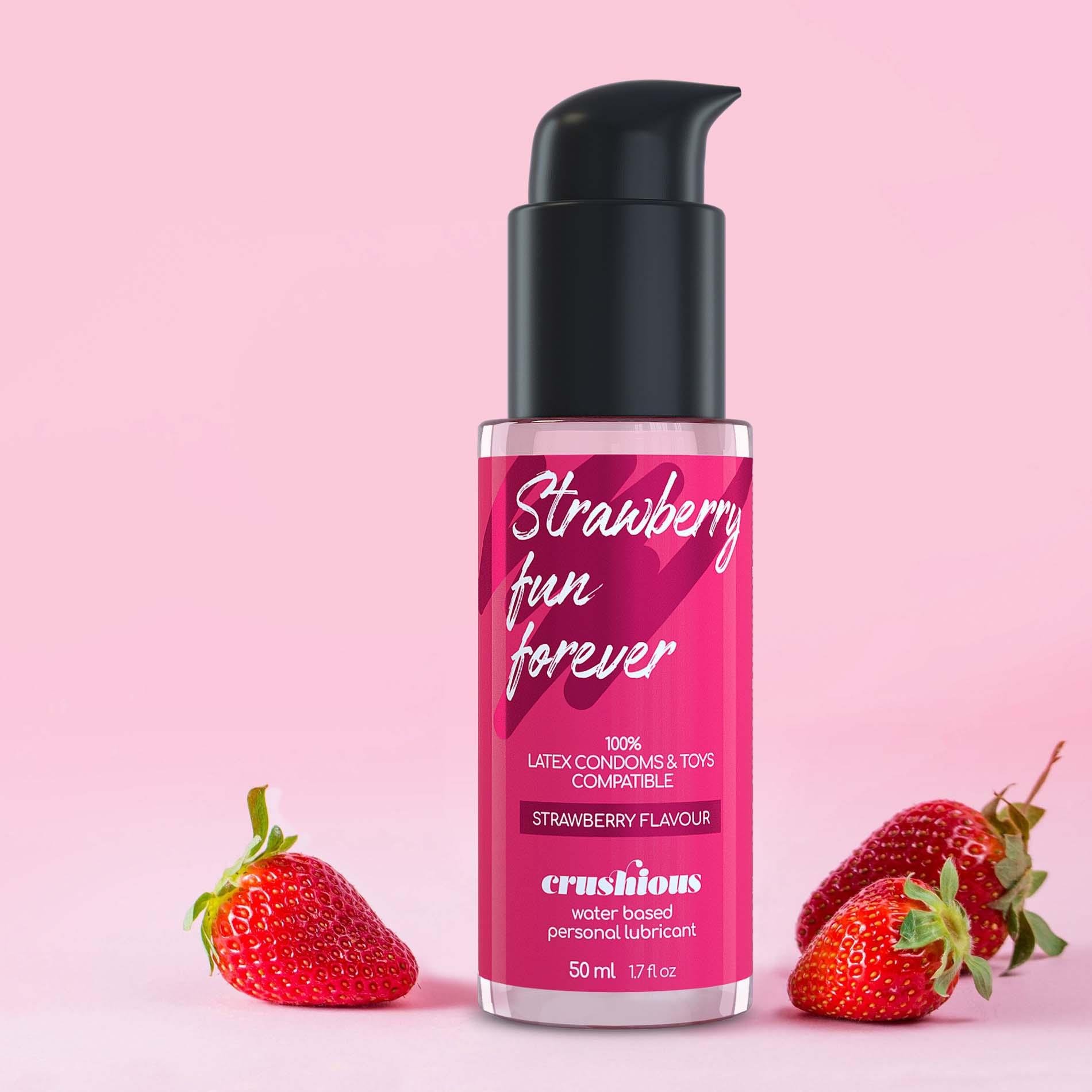 Crushious Strawberry Flavoured Lubricant 50 Ml