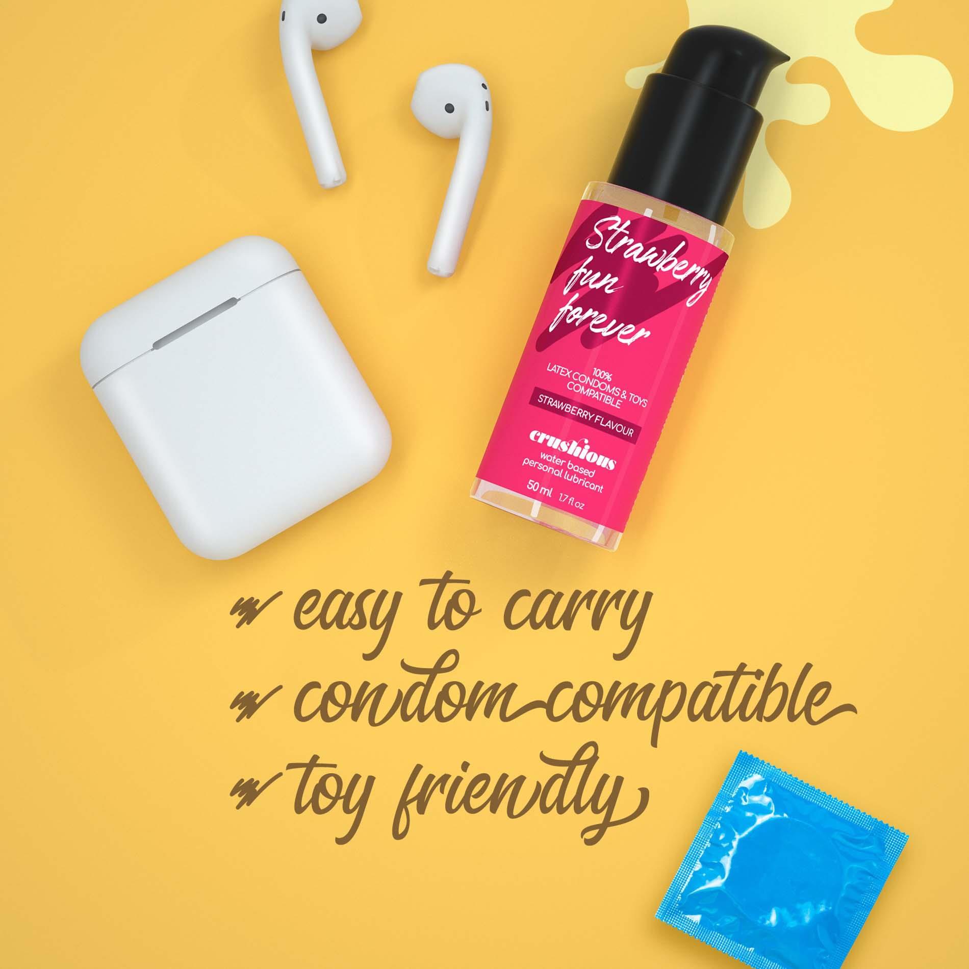 Crushious Strawberry Flavoured Lubricant 50 Ml
