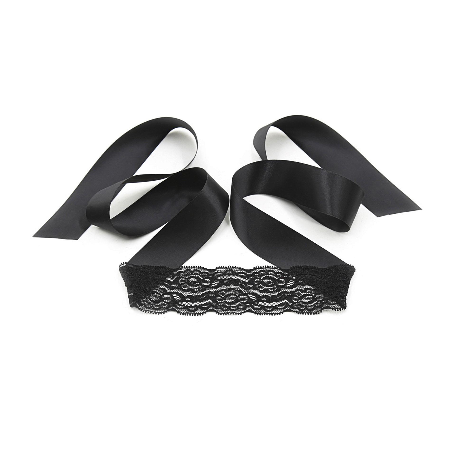 Lace Me Up Black Lace Set Crushious