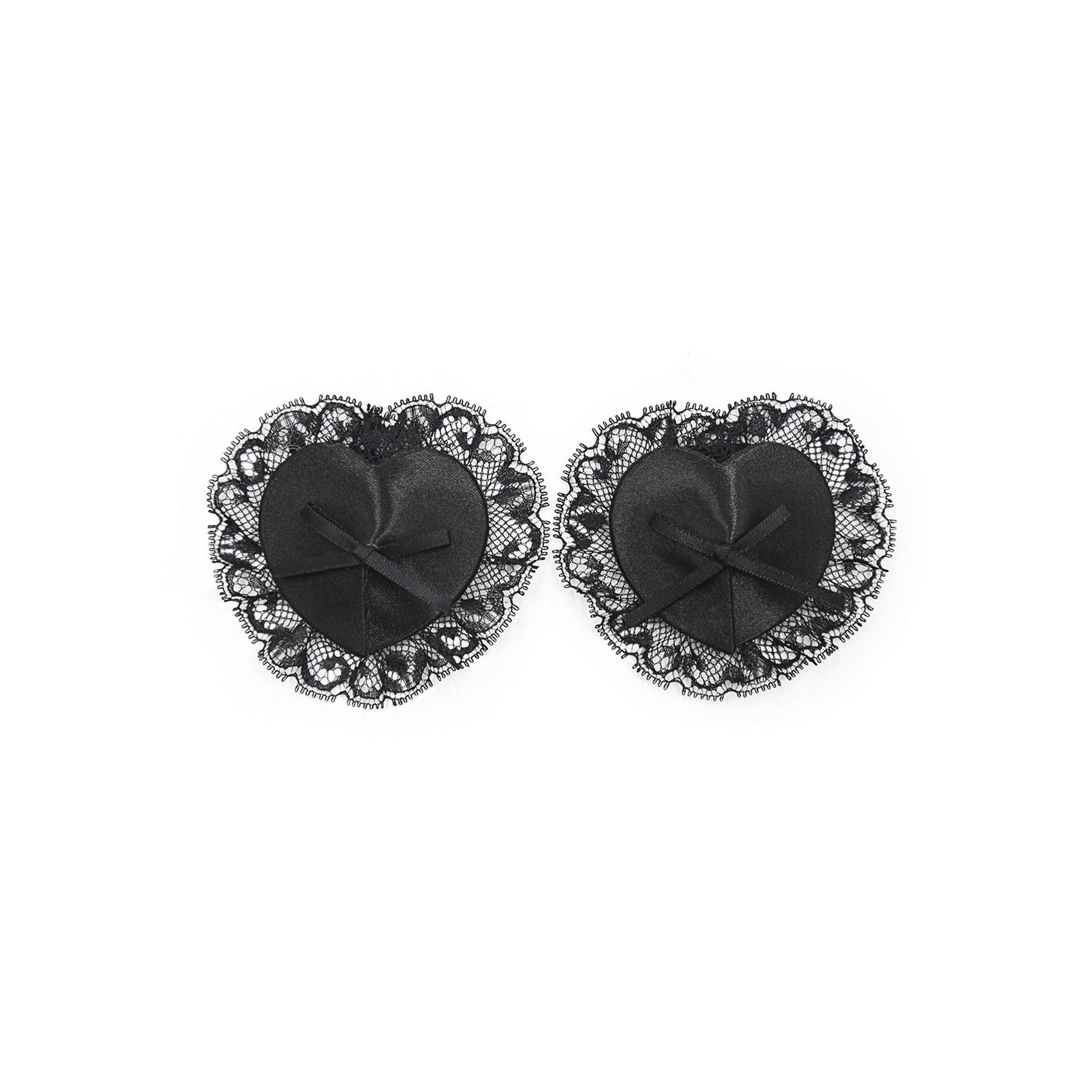 Lace Me Up Black Lace Set Crushious