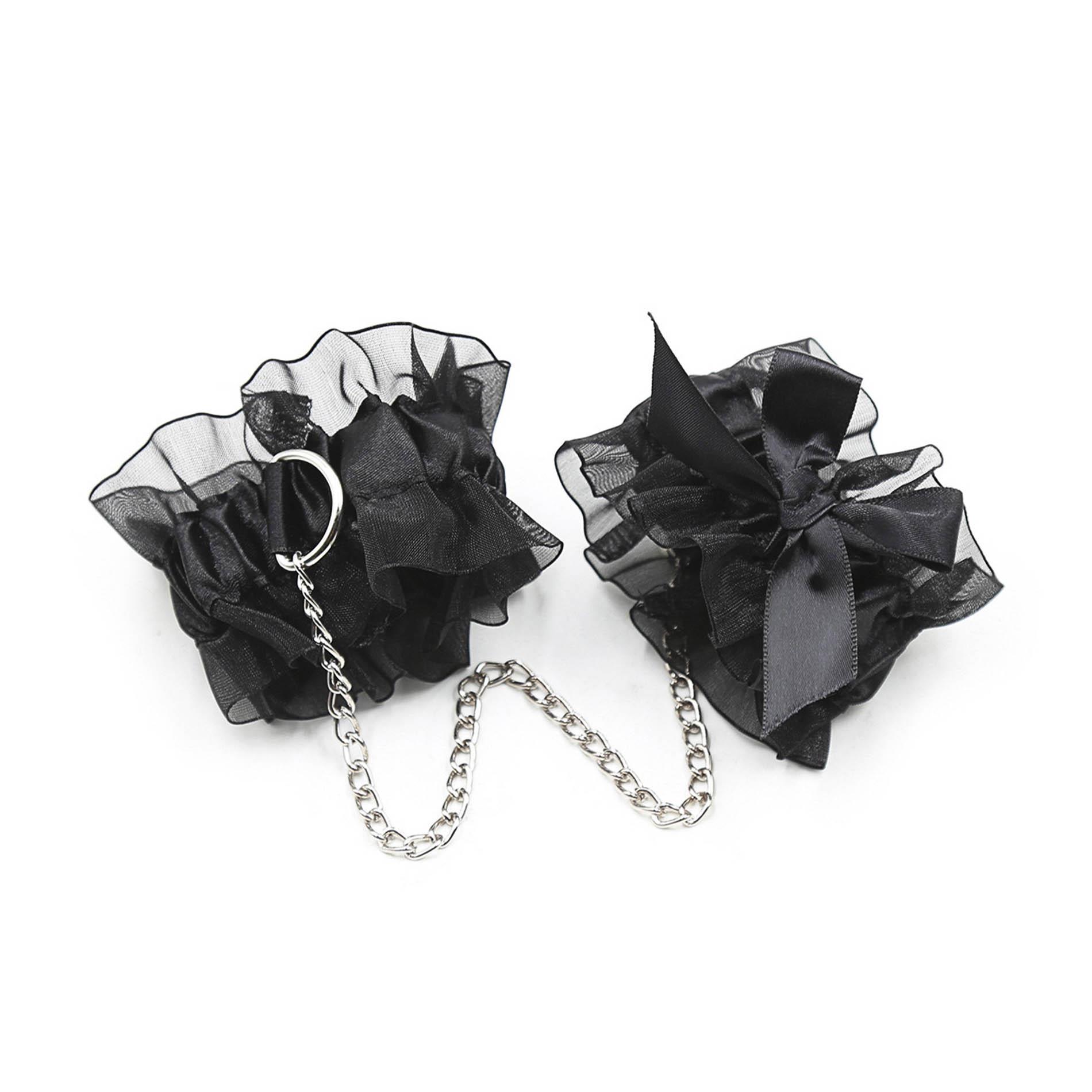 Lace Me Up Black Lace Set Crushious