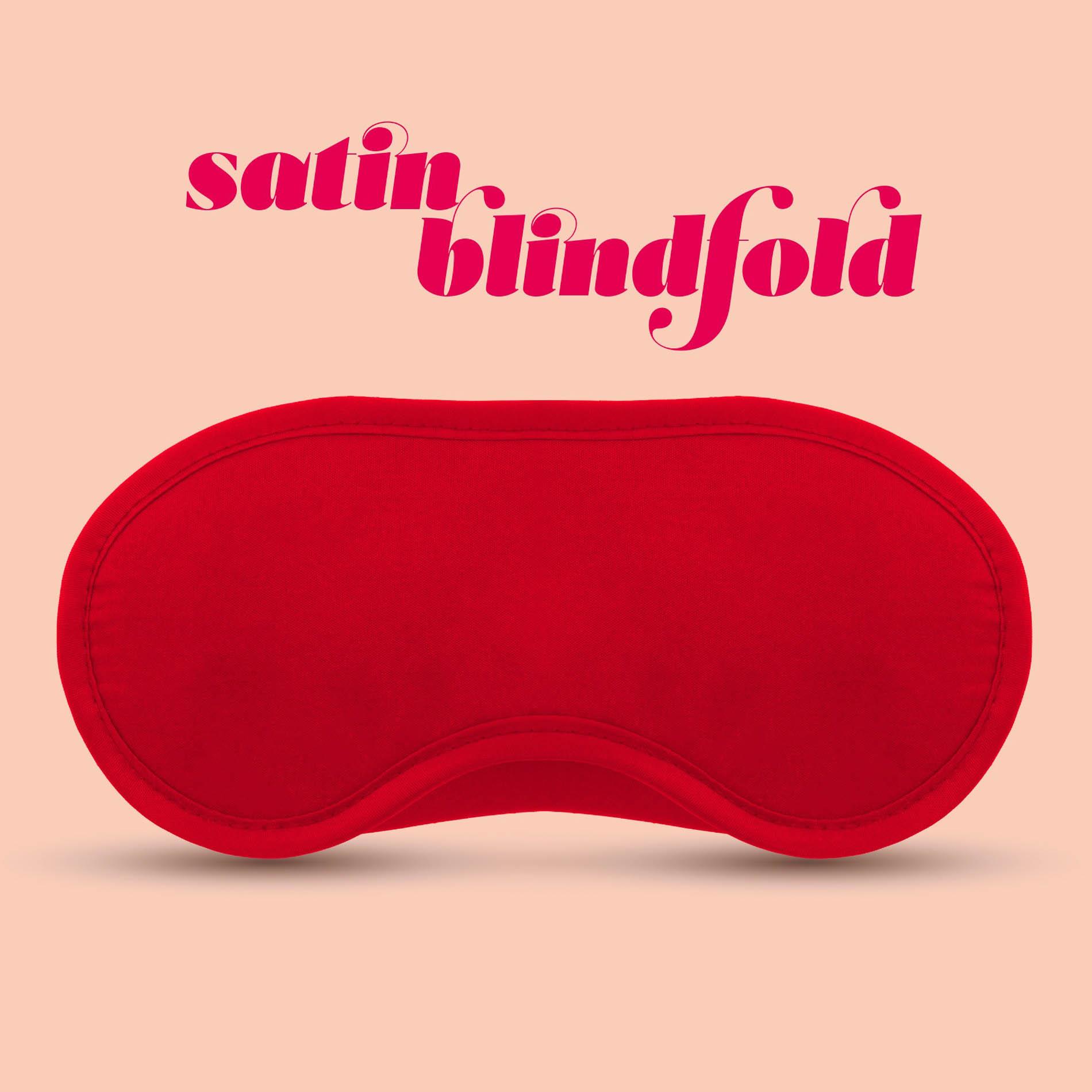 Satin Blindfold Crushious Red