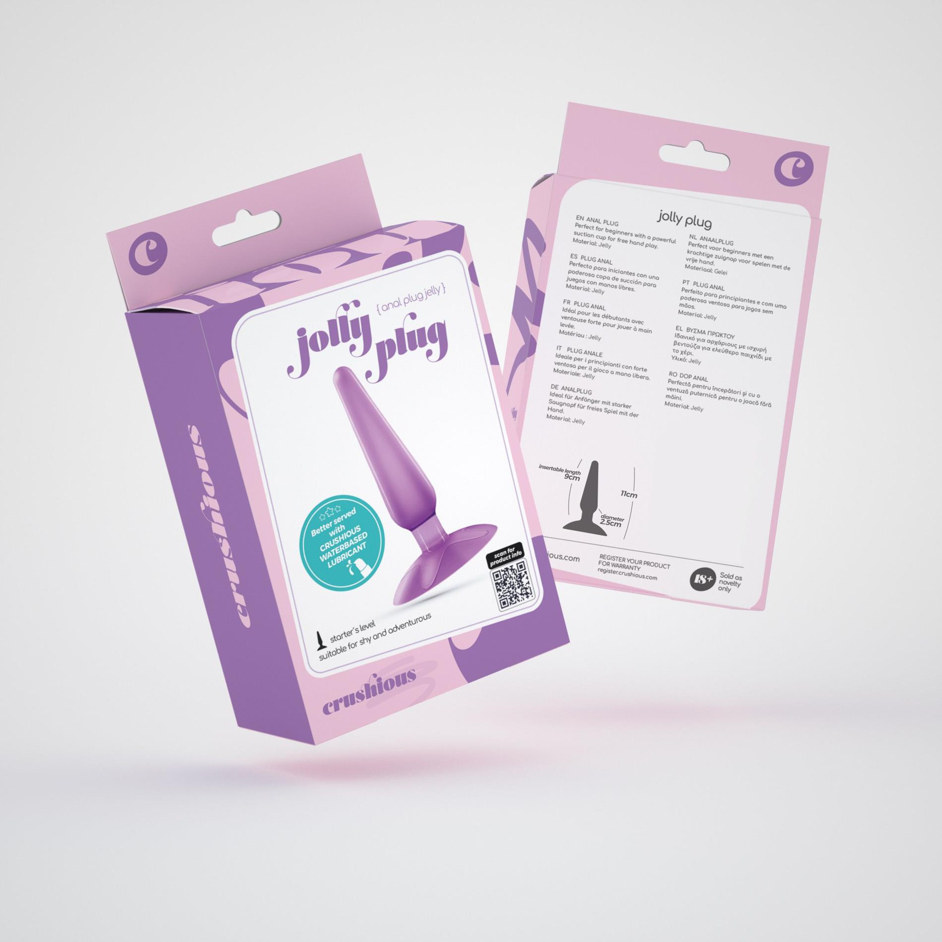 Crushious Jolly Plug Anal Plug Lilac