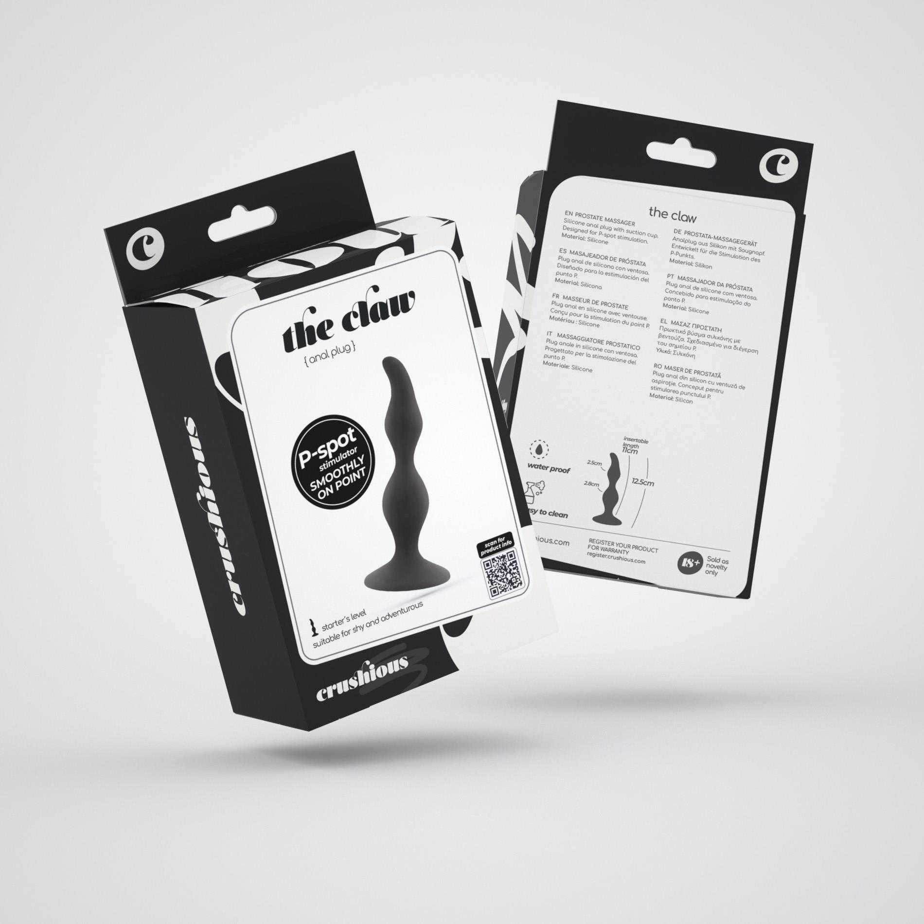 Crushious The Claw Prostate Massager Plug