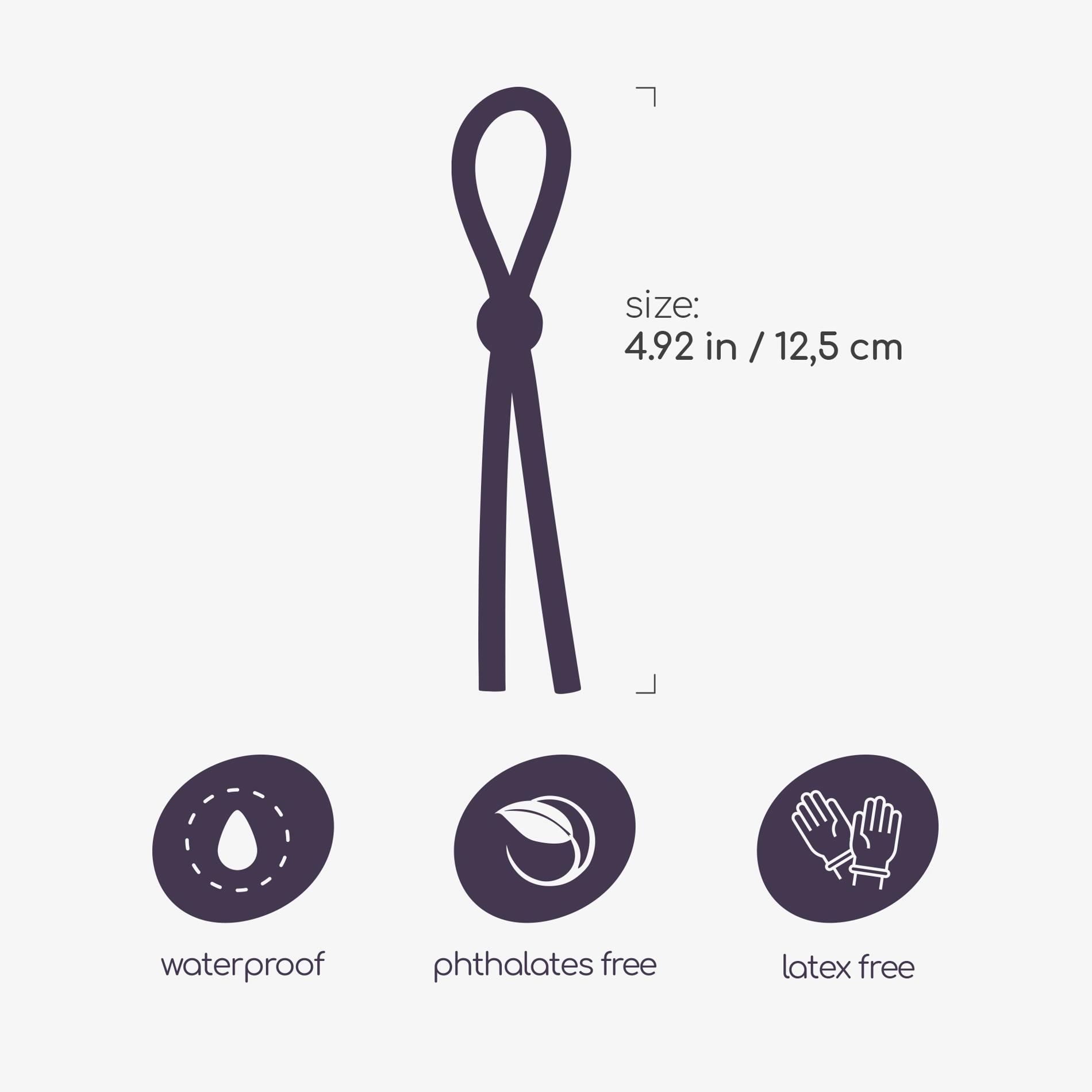 Crushious Billy The Ring Silicone Adjustable Penis Ring