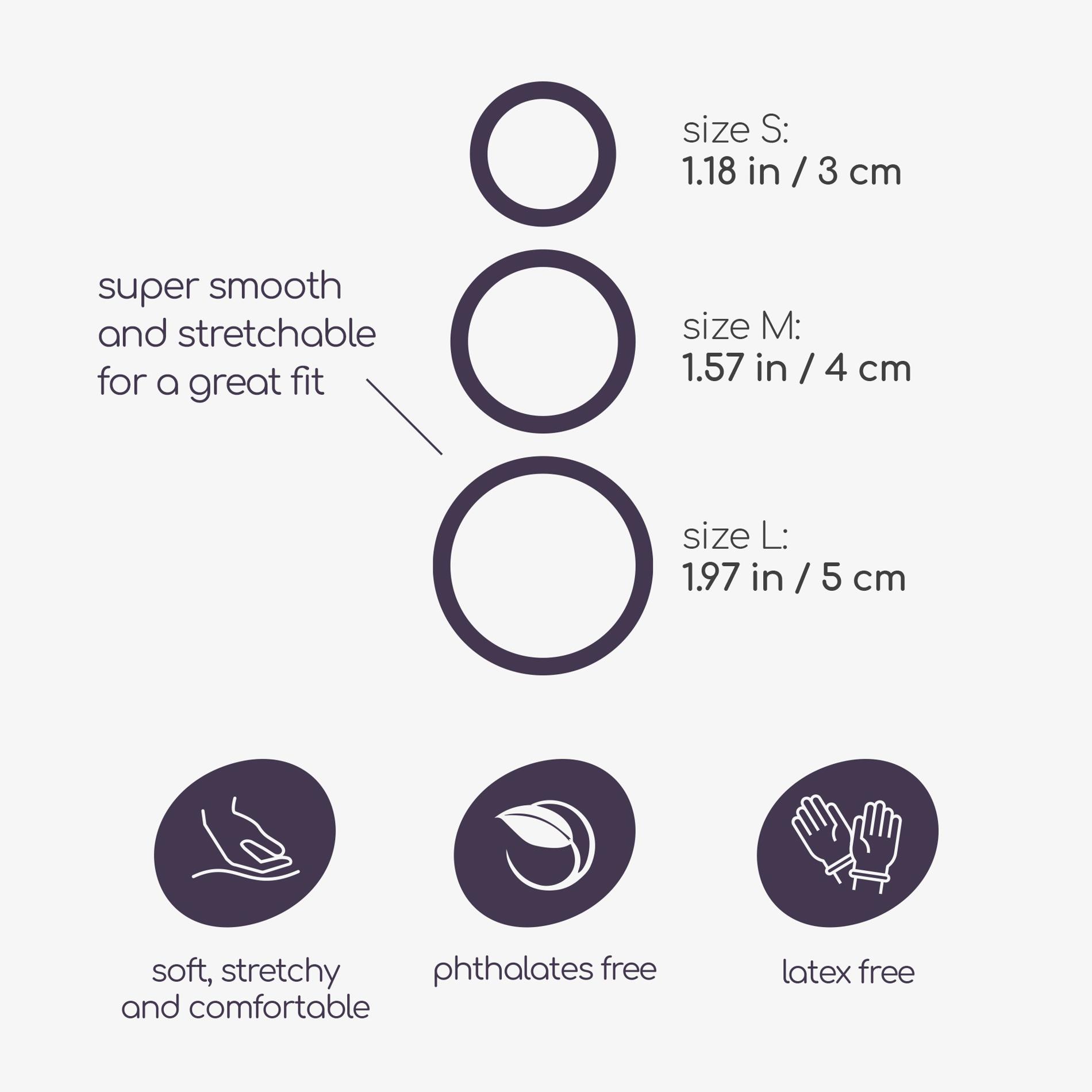 Crushious Daltons Silicone Penis Ring Set