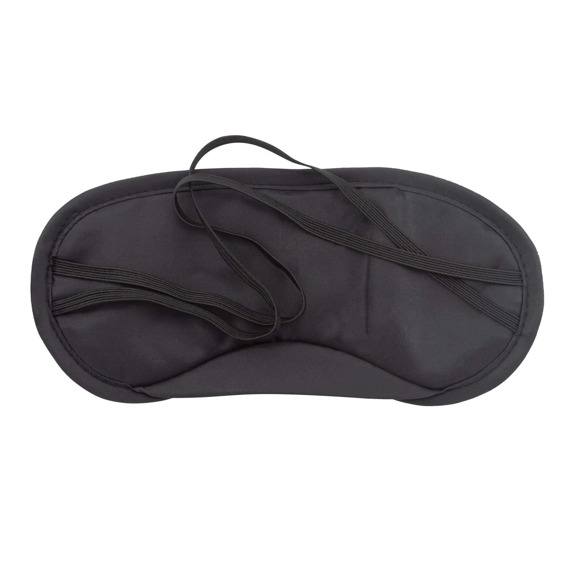 2 Satin Blindfolds Crushious Black & Red