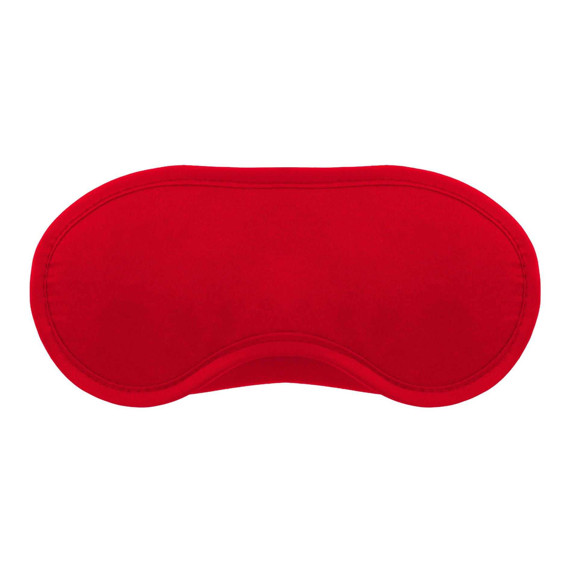 2 Satin Blindfolds Crushious Black & Red