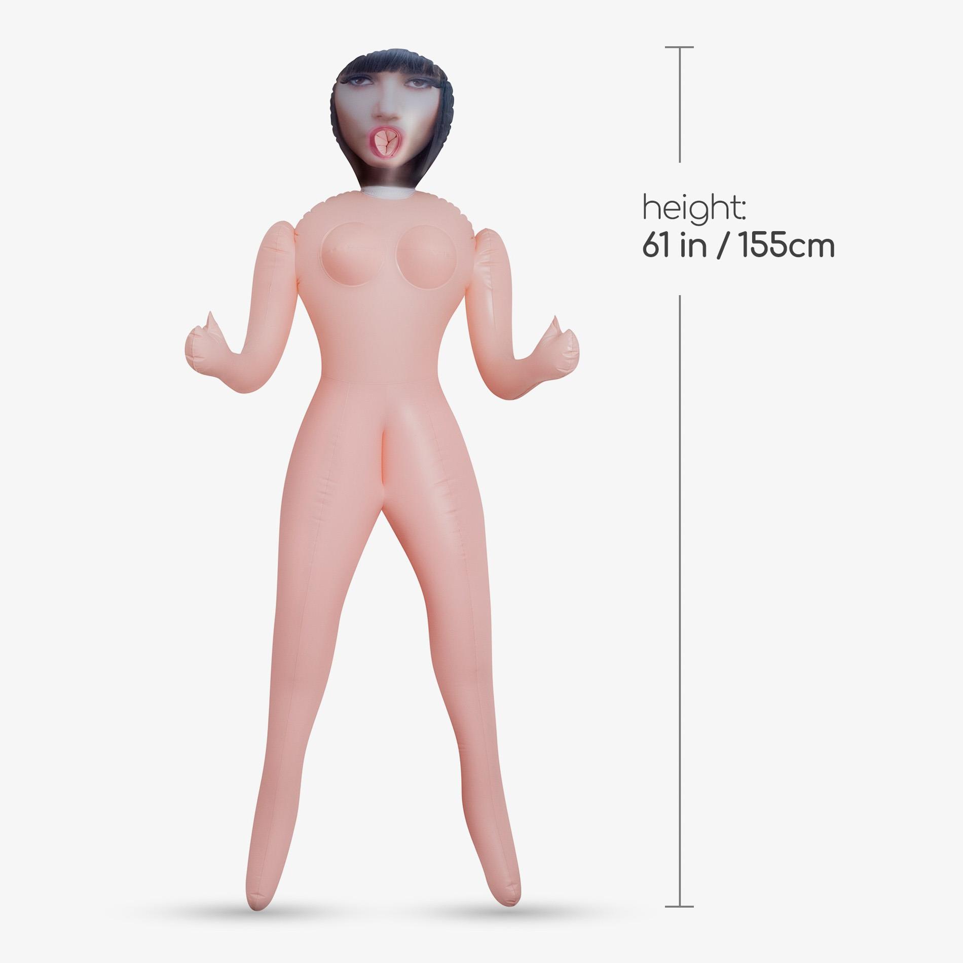 Crushious Paola The Teacher Inflatable Doll With Stroker