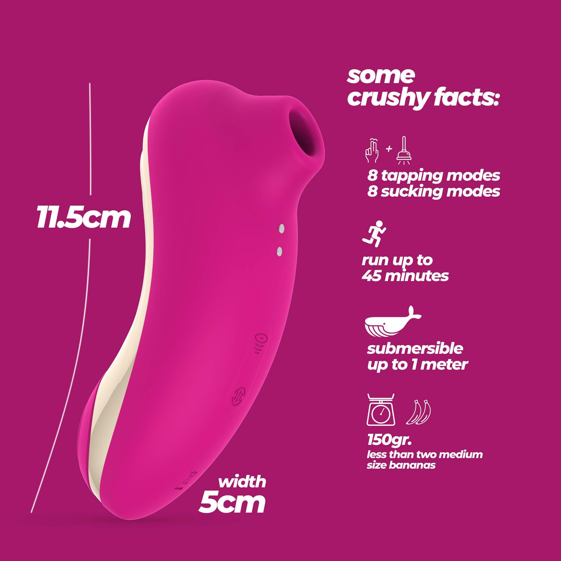 Crushious Supernova Clitoral Stimulator Pink