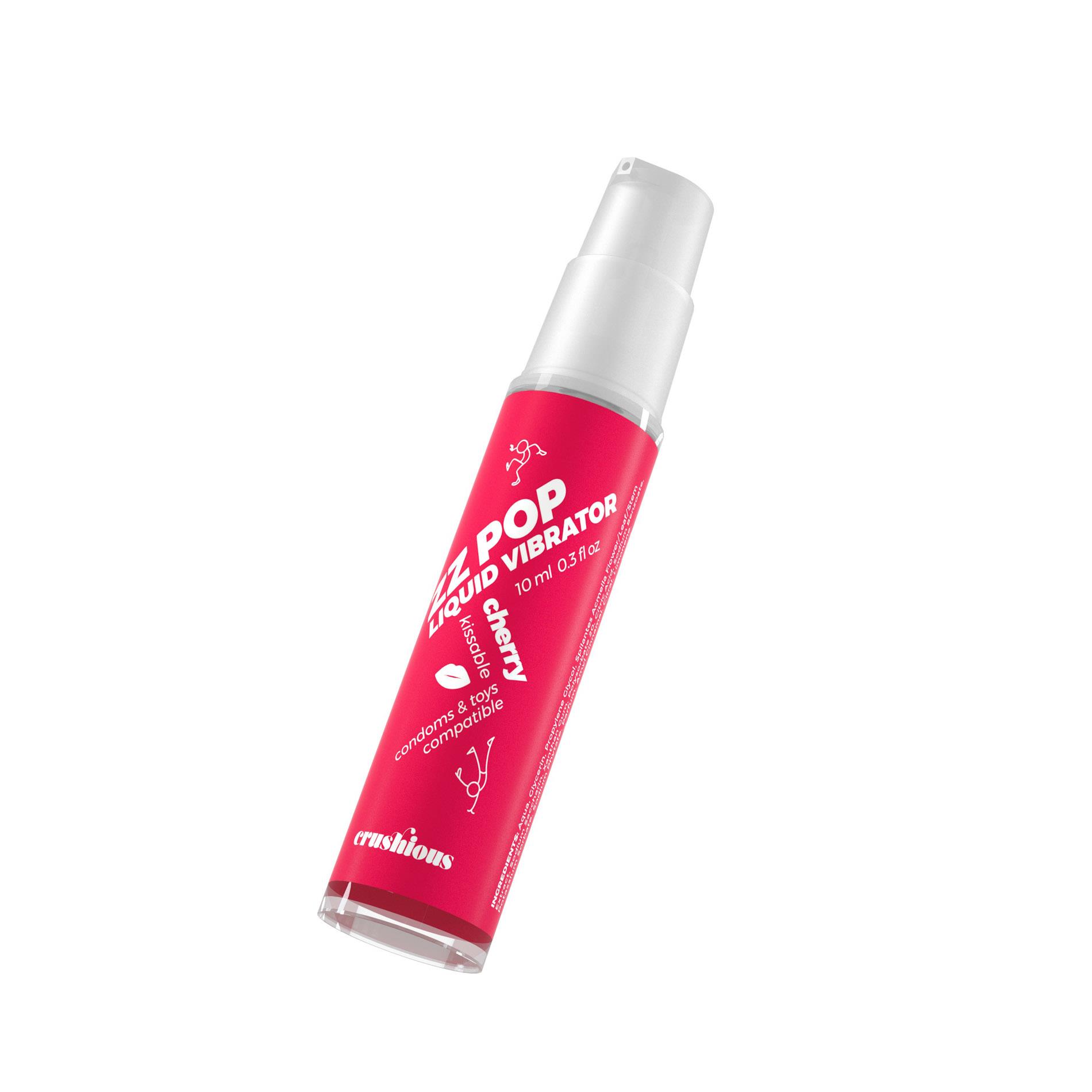 Crushious Zz Pop Liquid Vibrator Cherry Aroma 10Ml