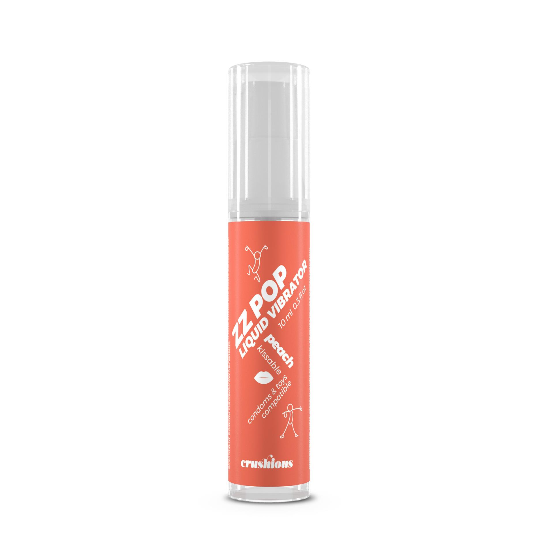 Crushious Zz Pop Liquid Vibrator Peach Aroma 10Ml