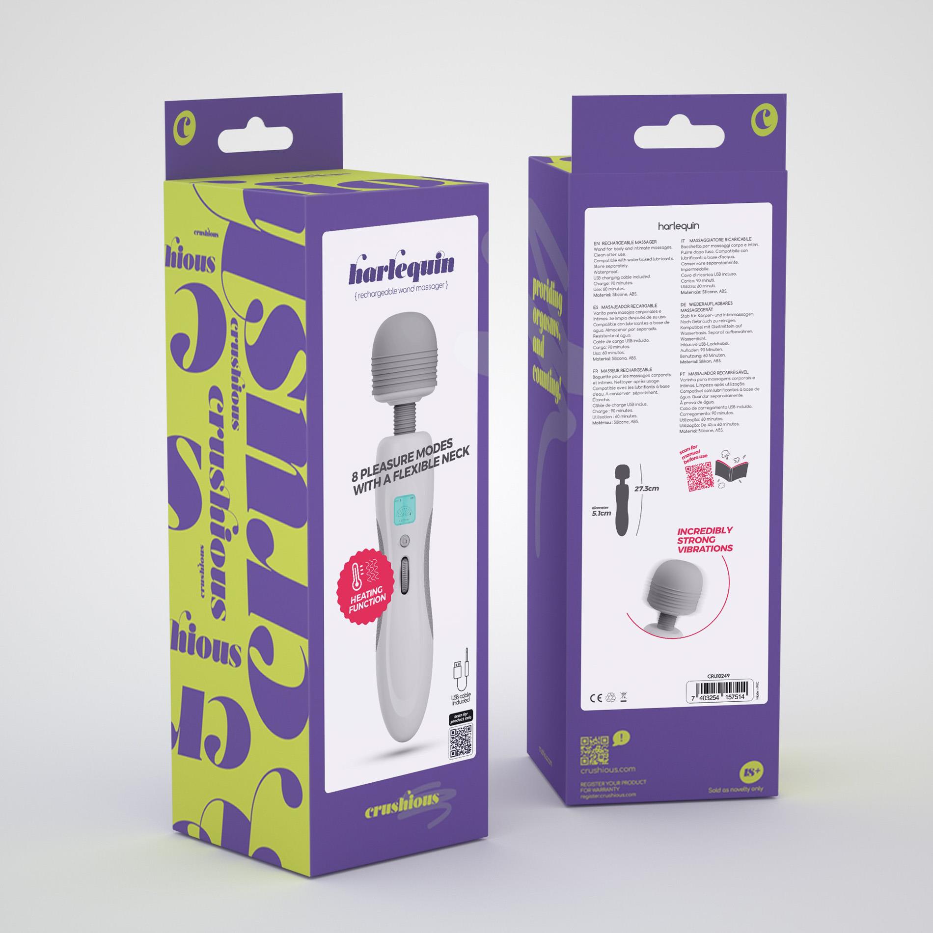 Crushious Harlequin Body Wand Massager