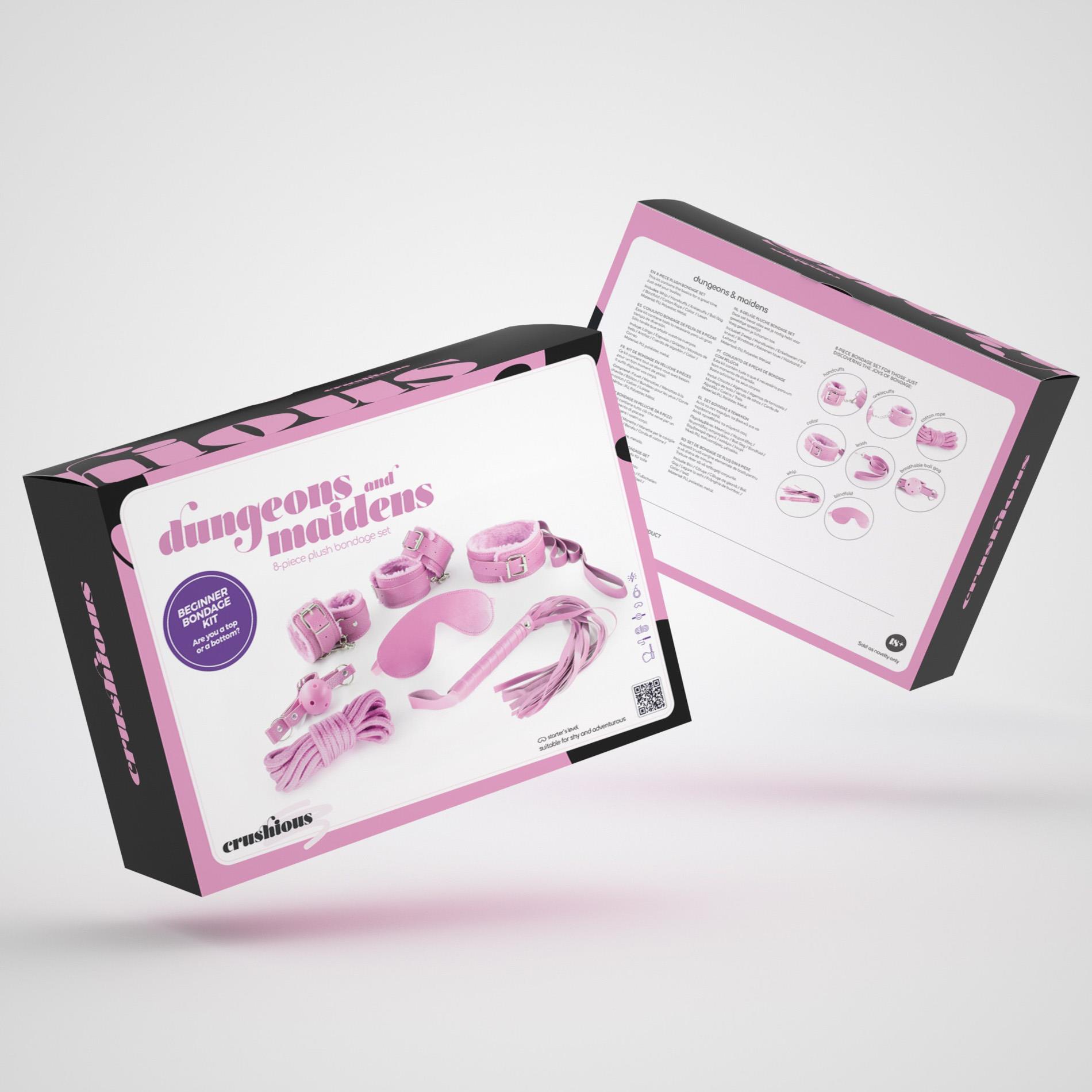 Crushious Dungeons & Maidens Bdsm Kit Pink