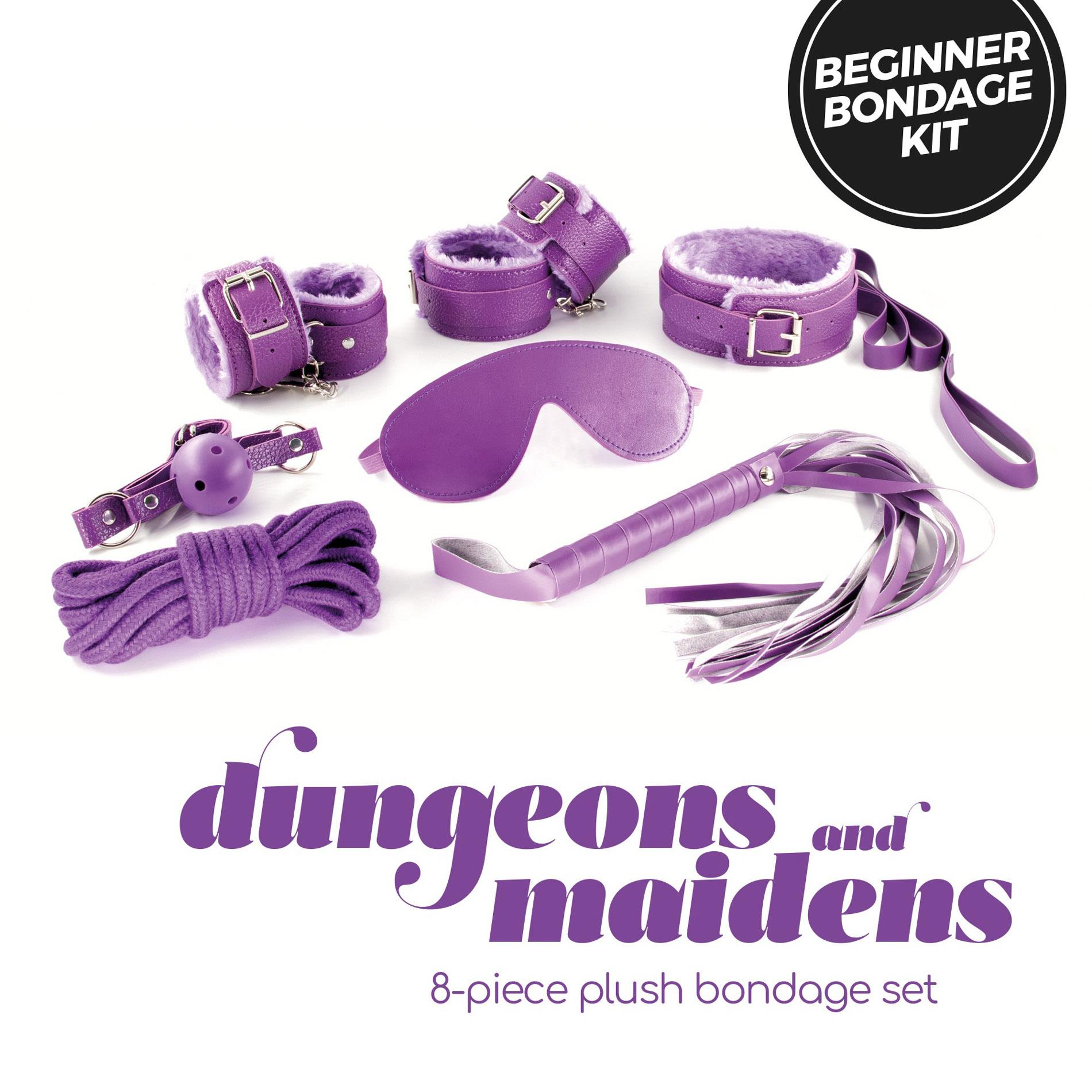 Crushious Dungeons & Maidens Bdsm Kit Purple