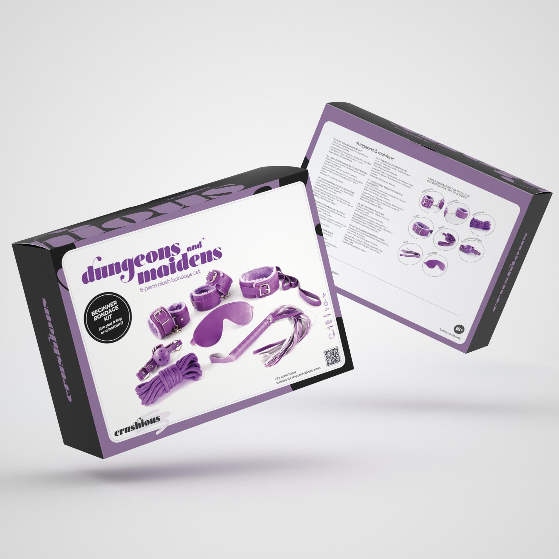 Crushious Dungeons & Maidens Bdsm Kit Purple