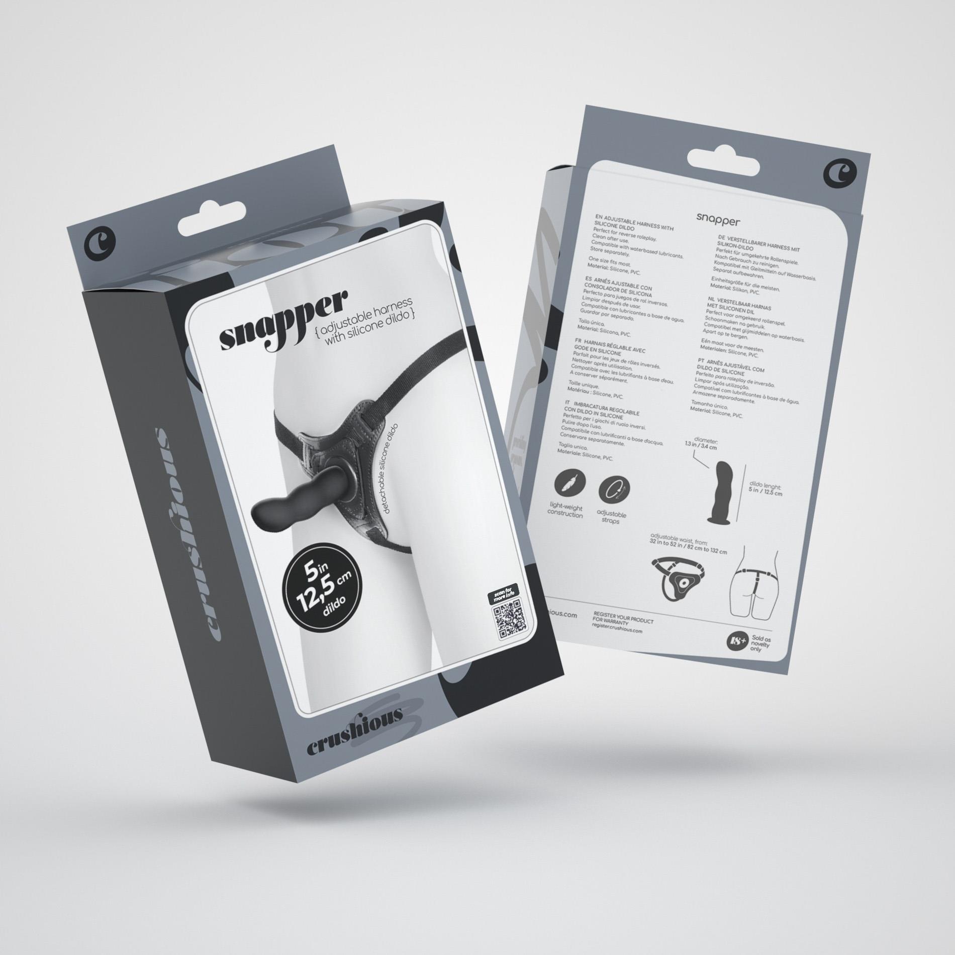 Crushious Snapper Strap On Black