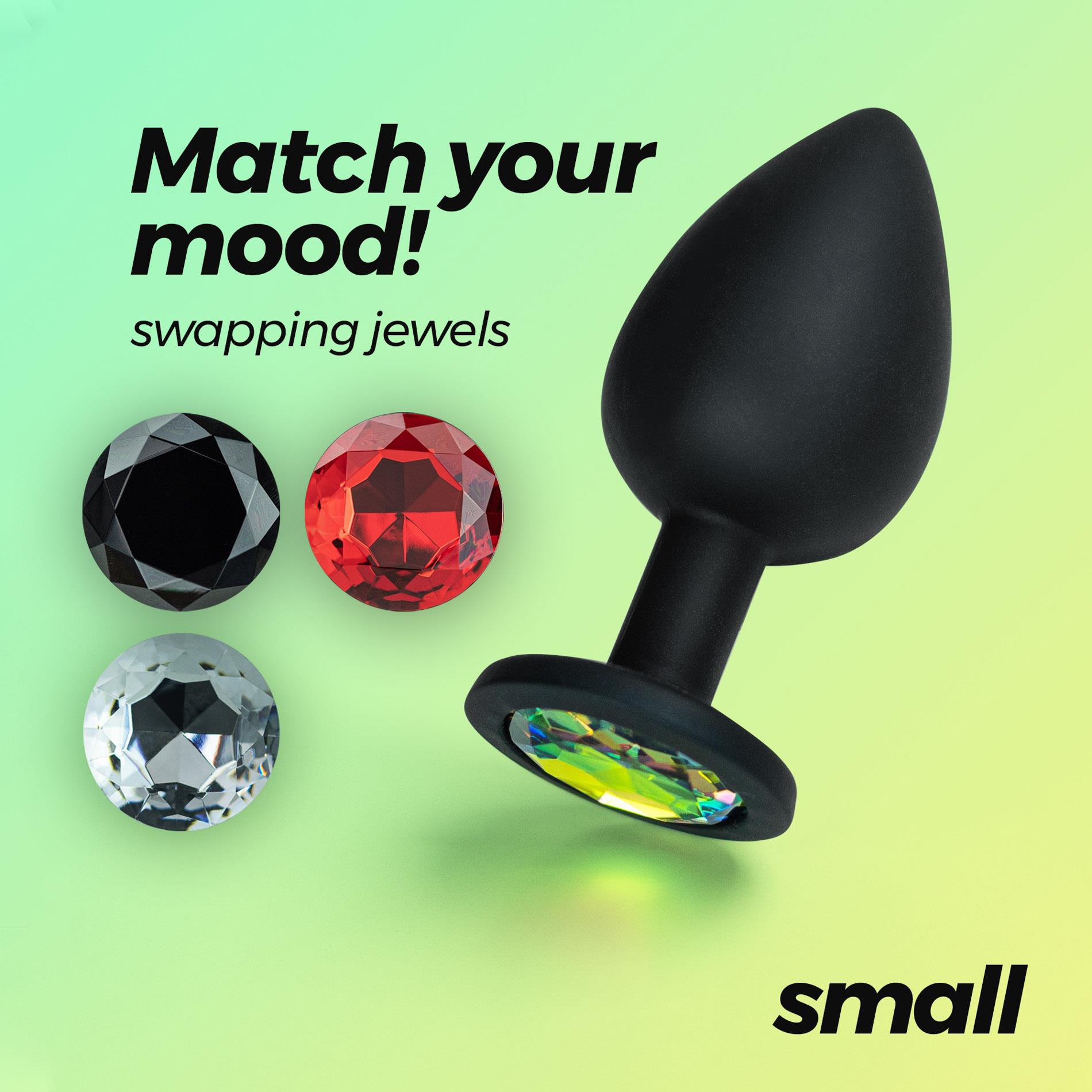 Crushious Camileo Small Anal Plug With 4 Interchangeable Jewels