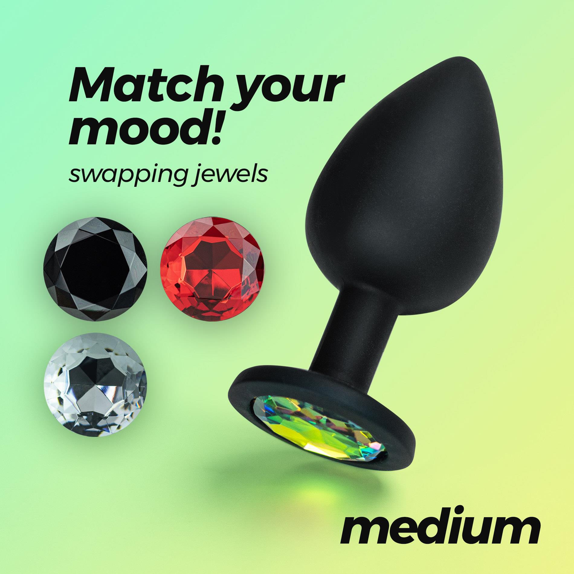 Crushious Camileo Regular Anal Plug With 4 Interchangeable Jewels