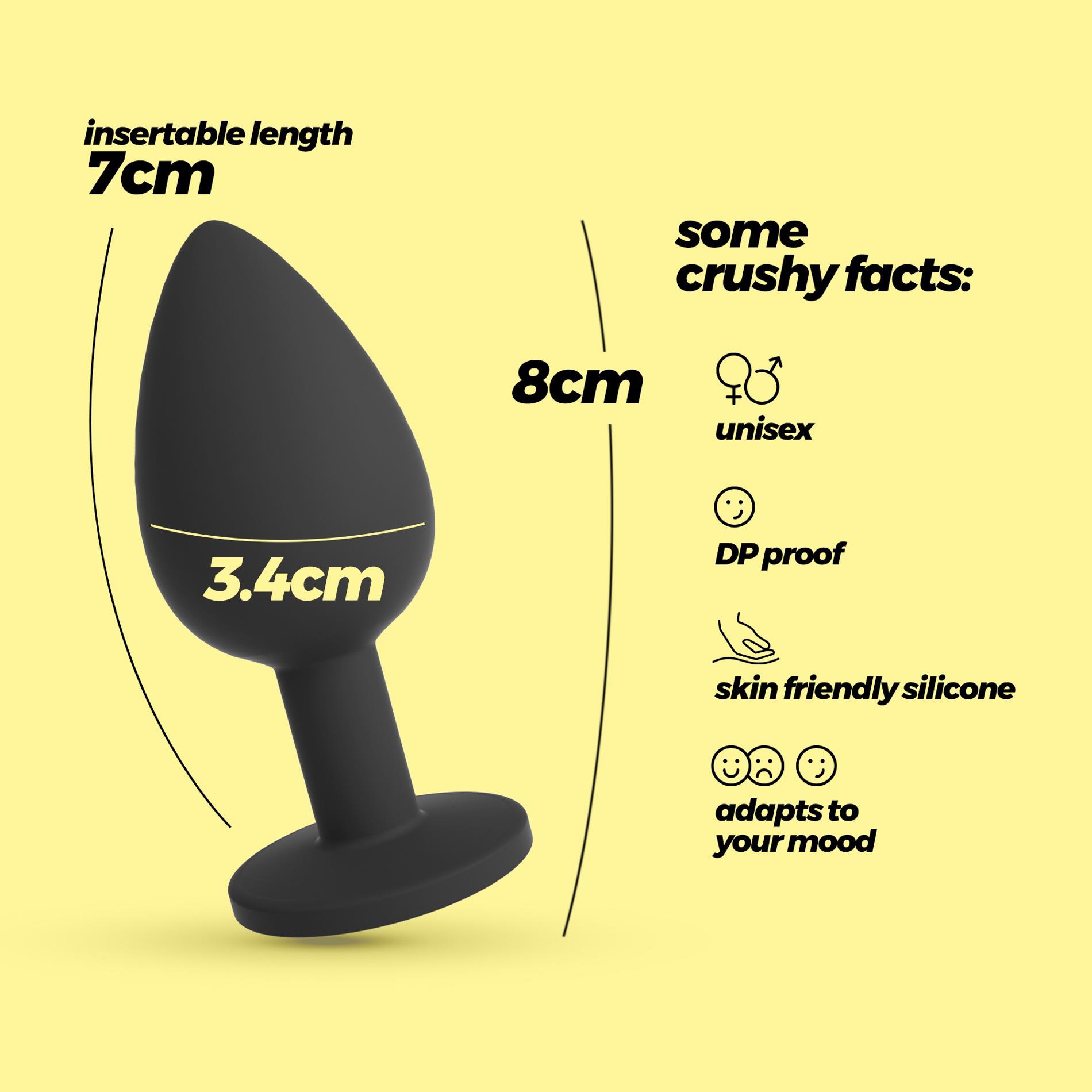 Crushious Camileo Regular Anal Plug With 4 Interchangeable Jewels