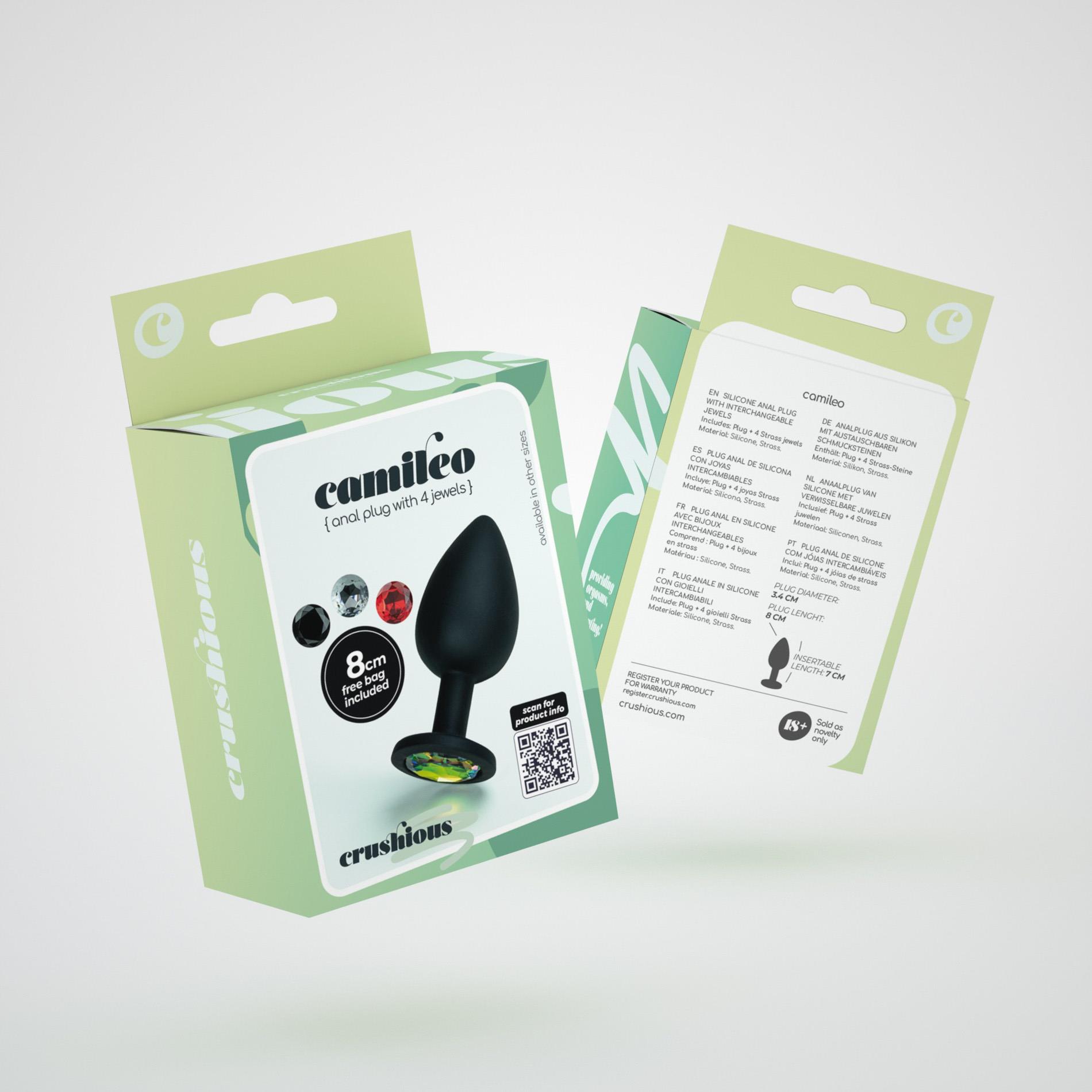 Crushious Camileo Regular Anal Plug With 4 Interchangeable Jewels