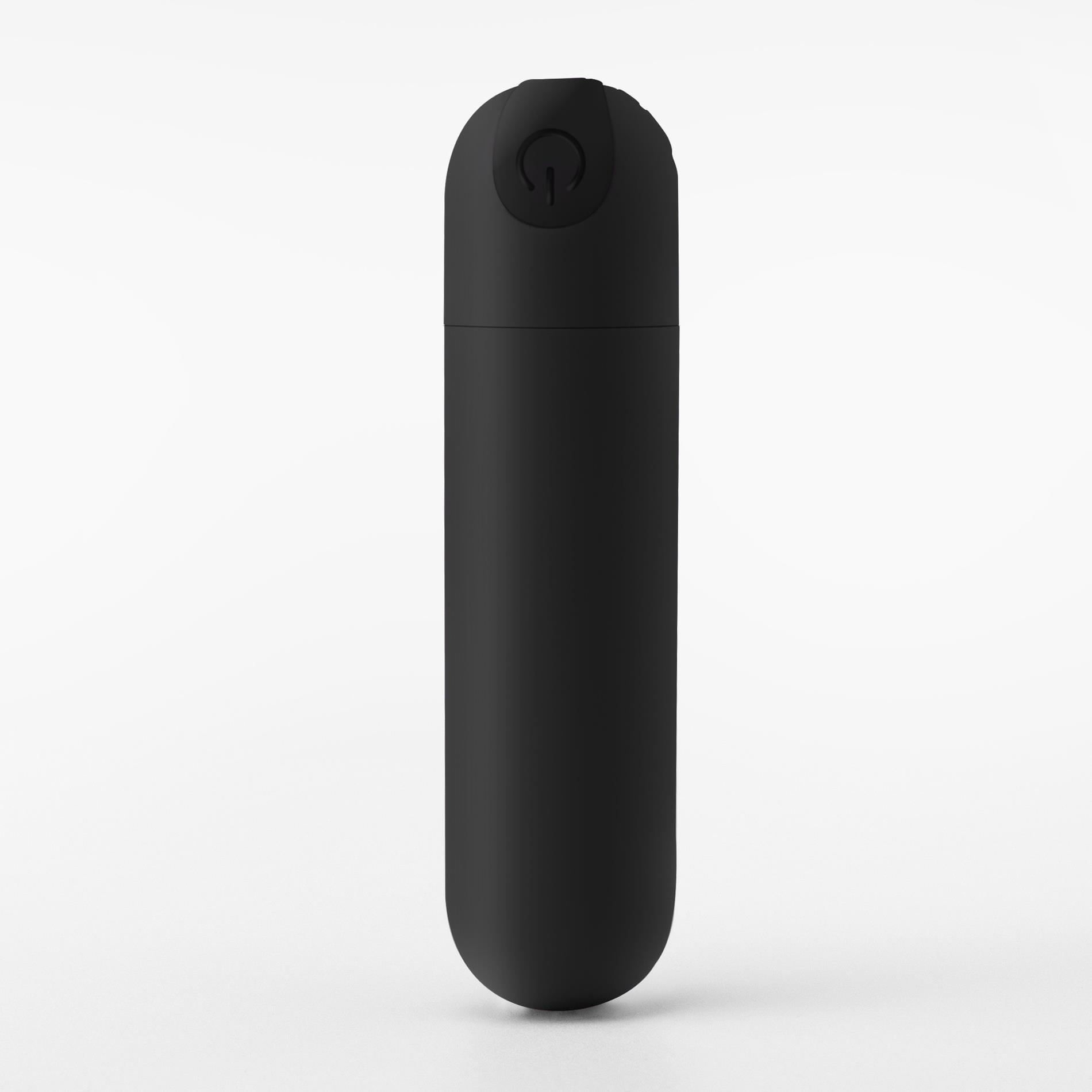 Crushious Imoan Rechargeable Vibrating Bullet Black