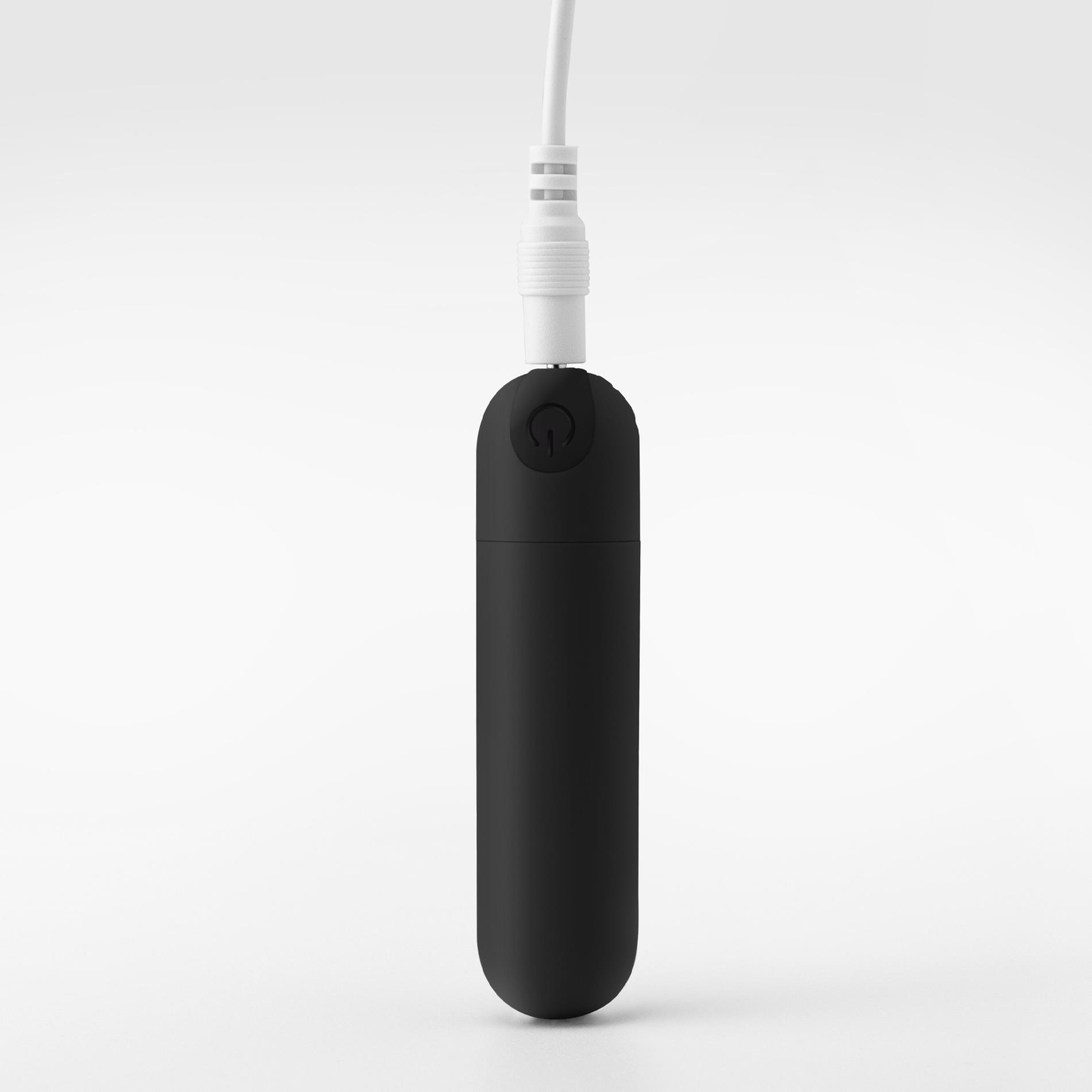 Crushious Imoan Rechargeable Vibrating Bullet Black