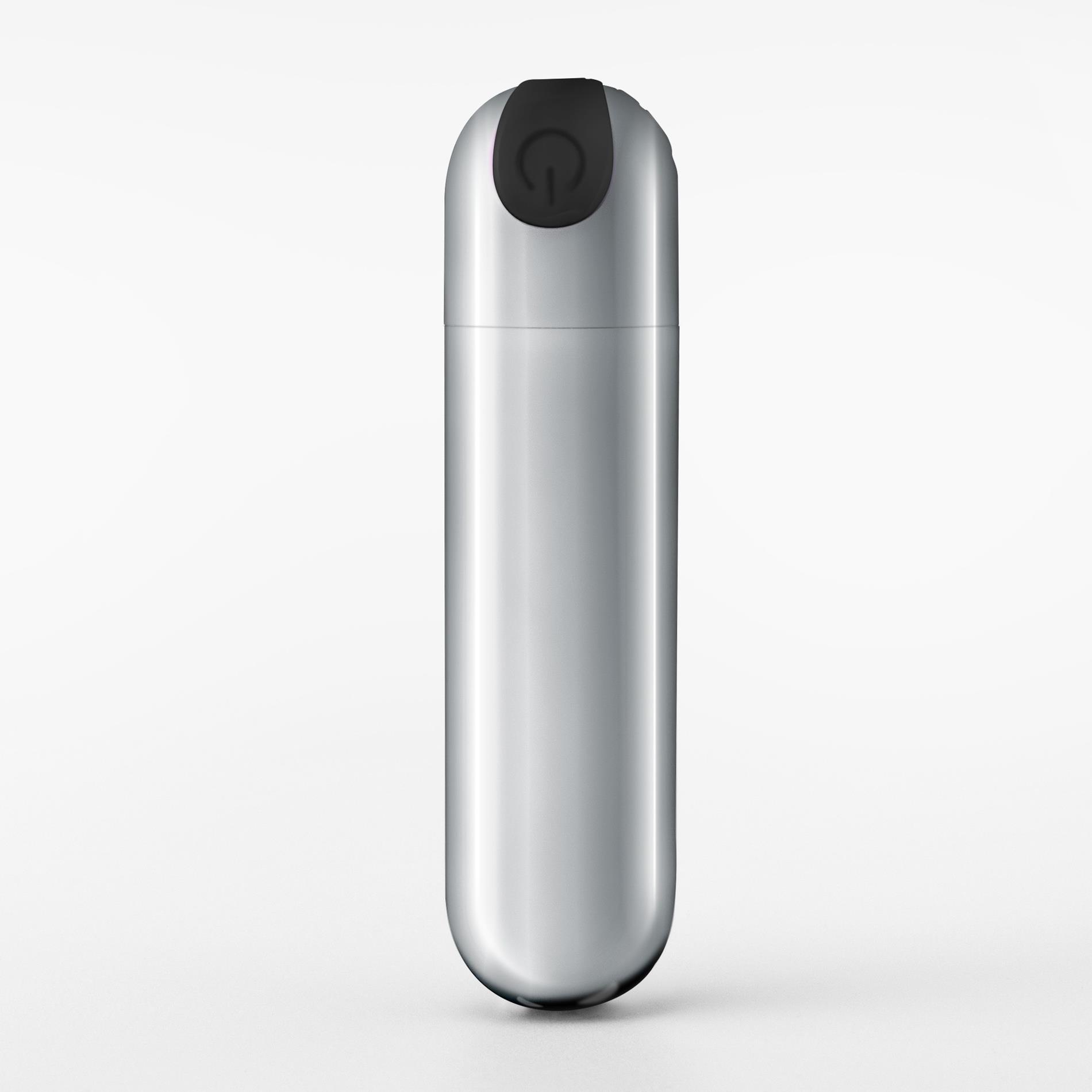 Crushious Imoan Rechargeable Vibrating Bullet Silver